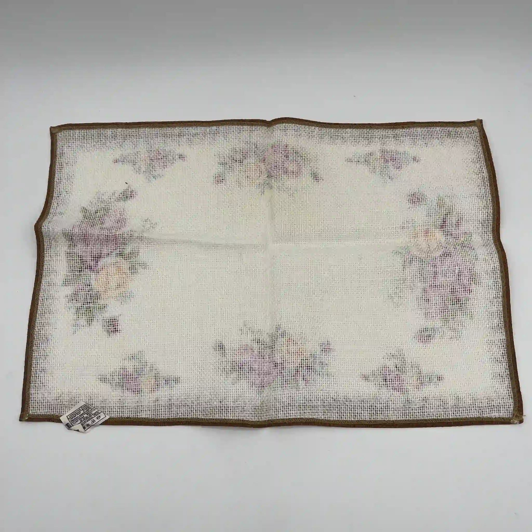 【复古】兰丁垫/ Royal Albert / Old Country Roses / 1970-1980年代/亚麻布/爱尔兰/英国花园， 植物学艺术