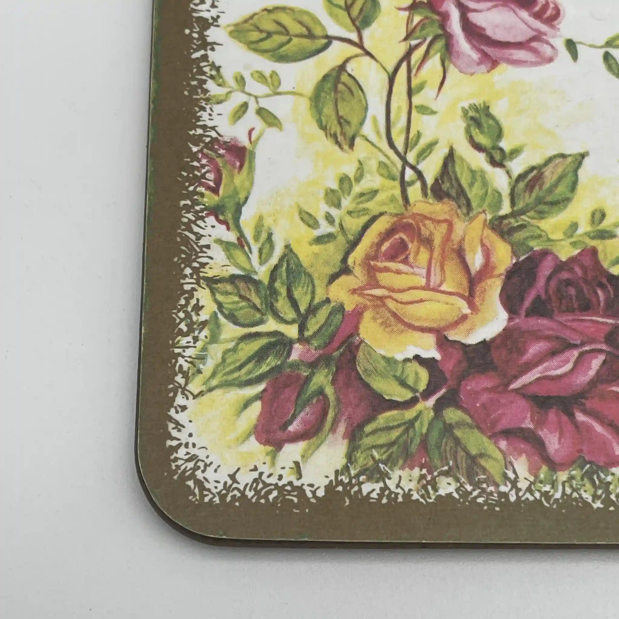 【复古】兰丁垫/ Royal Albert / Old Country Roses / 1970-1980年代/三聚氰胺/英国/英国花园， 植物学艺术