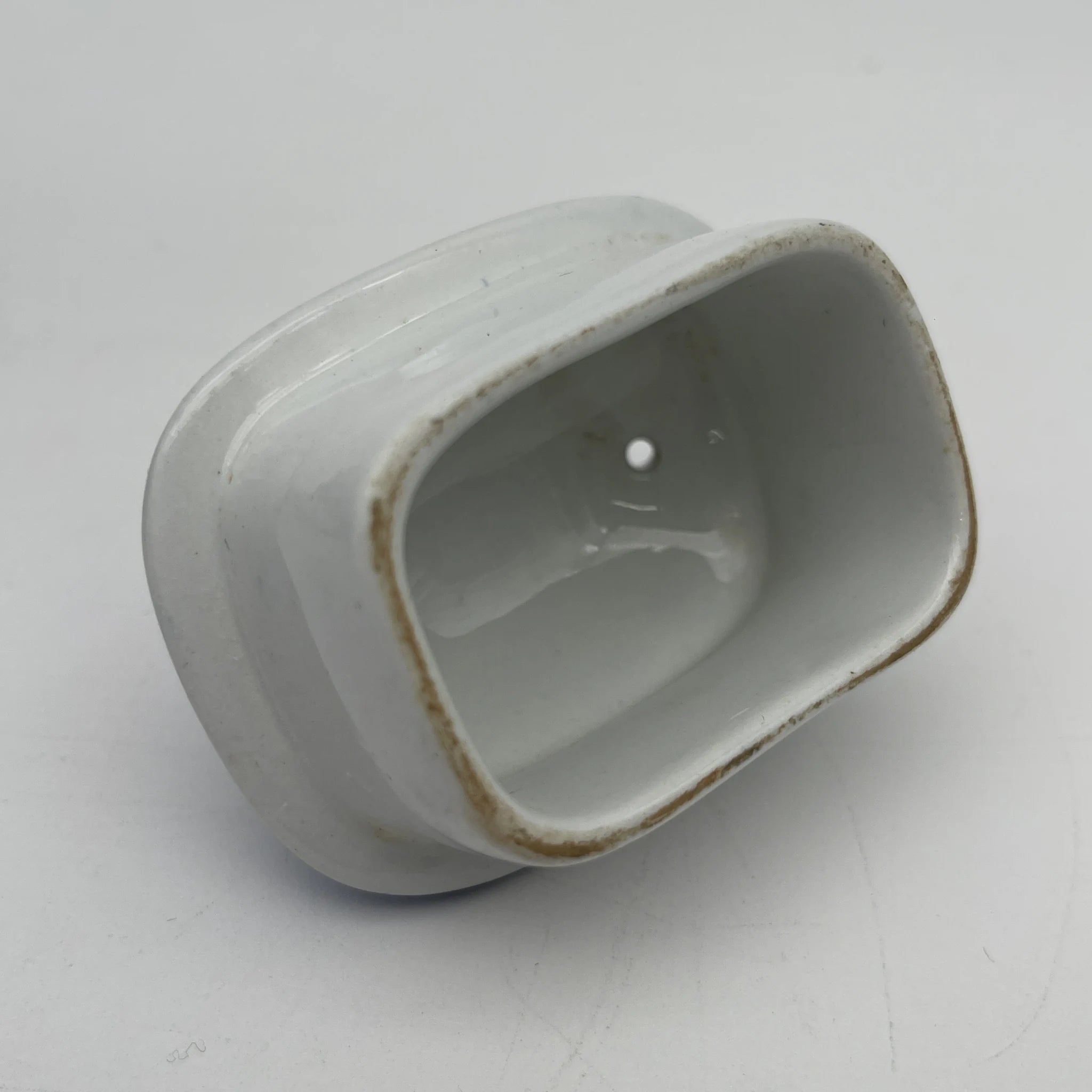 【アンティーク】 ティーポット / Spode (スポード) / Blue Italian / 1890-1920年代 / 陶器 / イギリス / ブルー＆ホワイト, 銅版転写, 古代ローマ遺跡