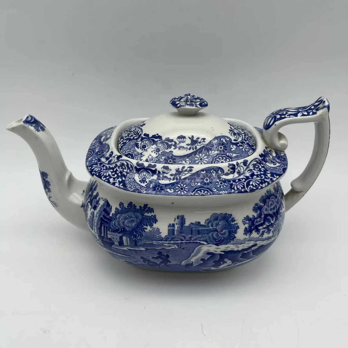 Spode / ティーポット / Blue Italian / 1890-1920年代 / 陶器