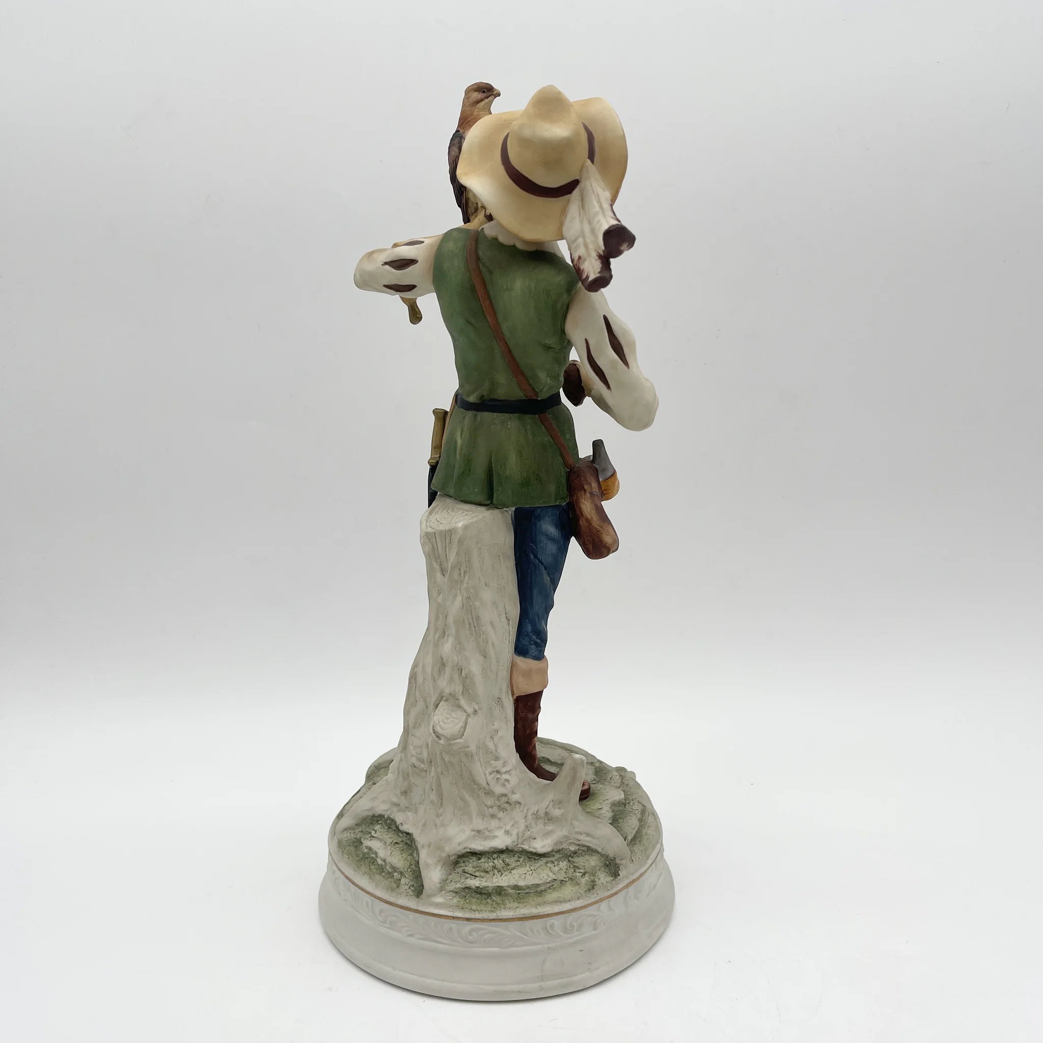 【复古】模型（陶瓷器人偶）/ Classic Gallery / 1970-1980年代（推测）/瓷器/日本/鹰匠，手工彩色