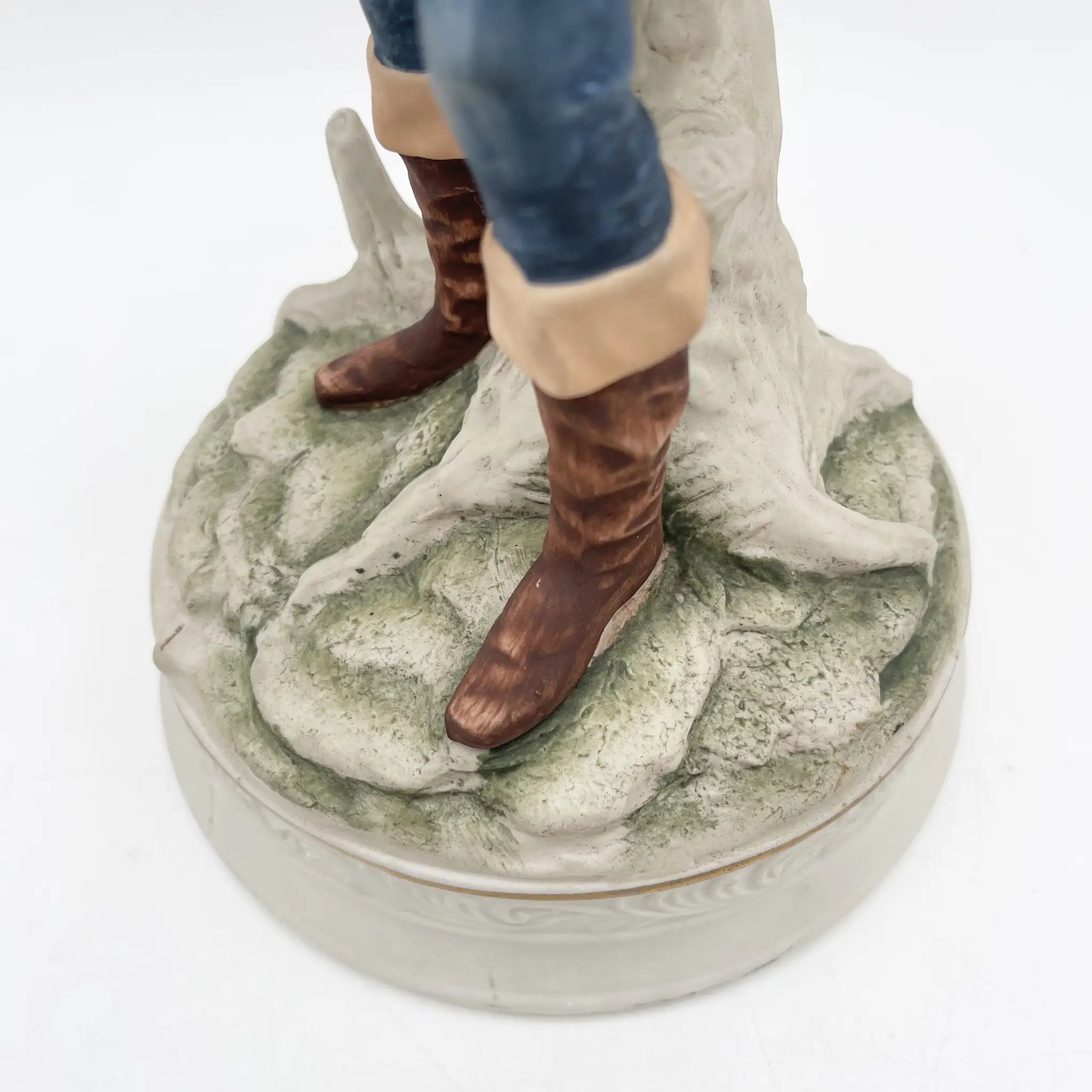 【复古】模型（陶瓷器人偶）/ Classic Gallery / 1970-1980年代（推测）/瓷器/日本/鹰匠，手工彩色