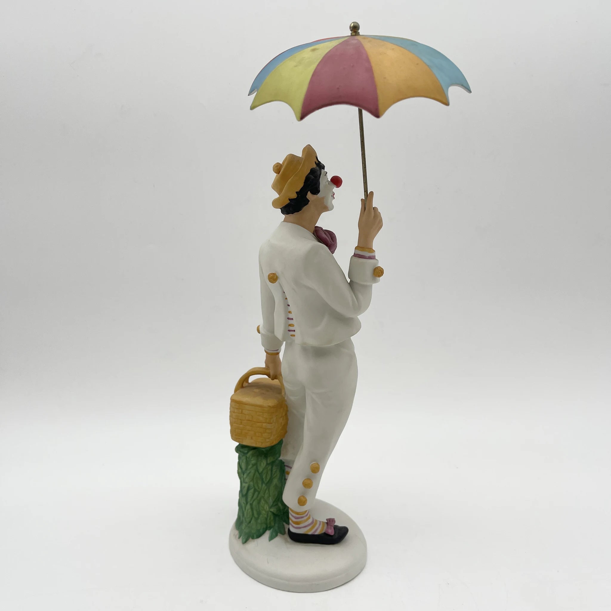 [Vintage] Figurine (Ceramic Doll) / Doulton International / Carnival of Clowns / 1980s / Porcelain / Japan / Ben Black, Limited Production