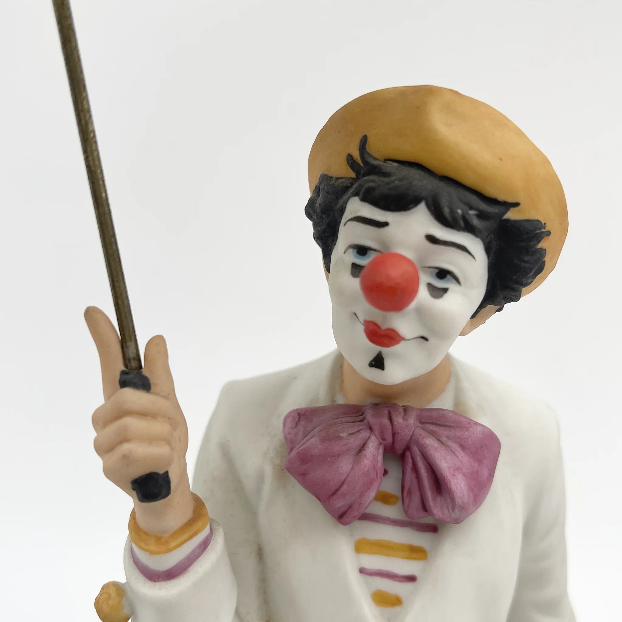 [Vintage] Figurine (Ceramic Doll) / Doulton International / Carnival of Clowns / 1980s / Porcelain / Japan / Ben Black, Limited Production
