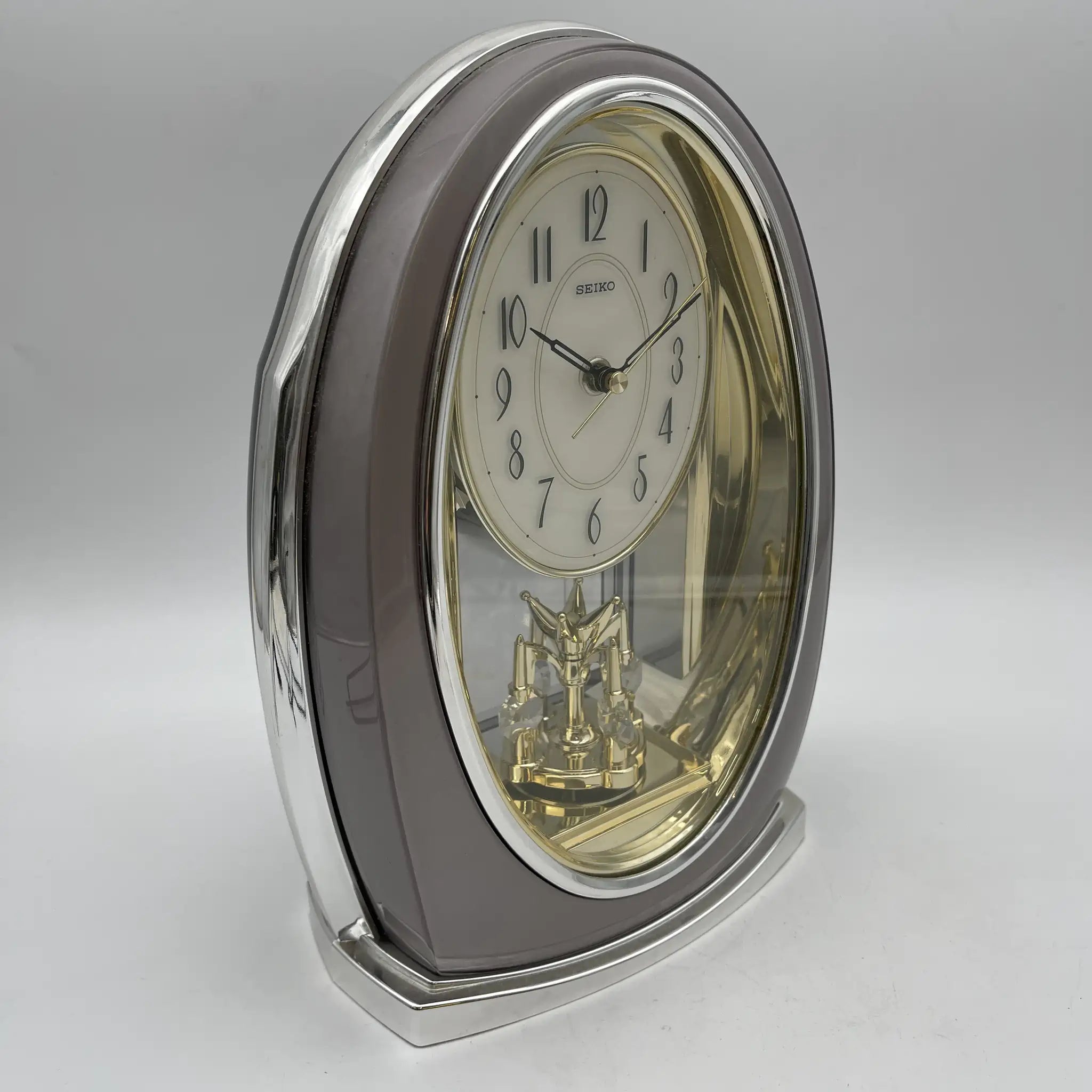 [Reuse] Table clock / SEIKO / BY420S / 2000-2010s / Plastic / Japan / With rotating decoration