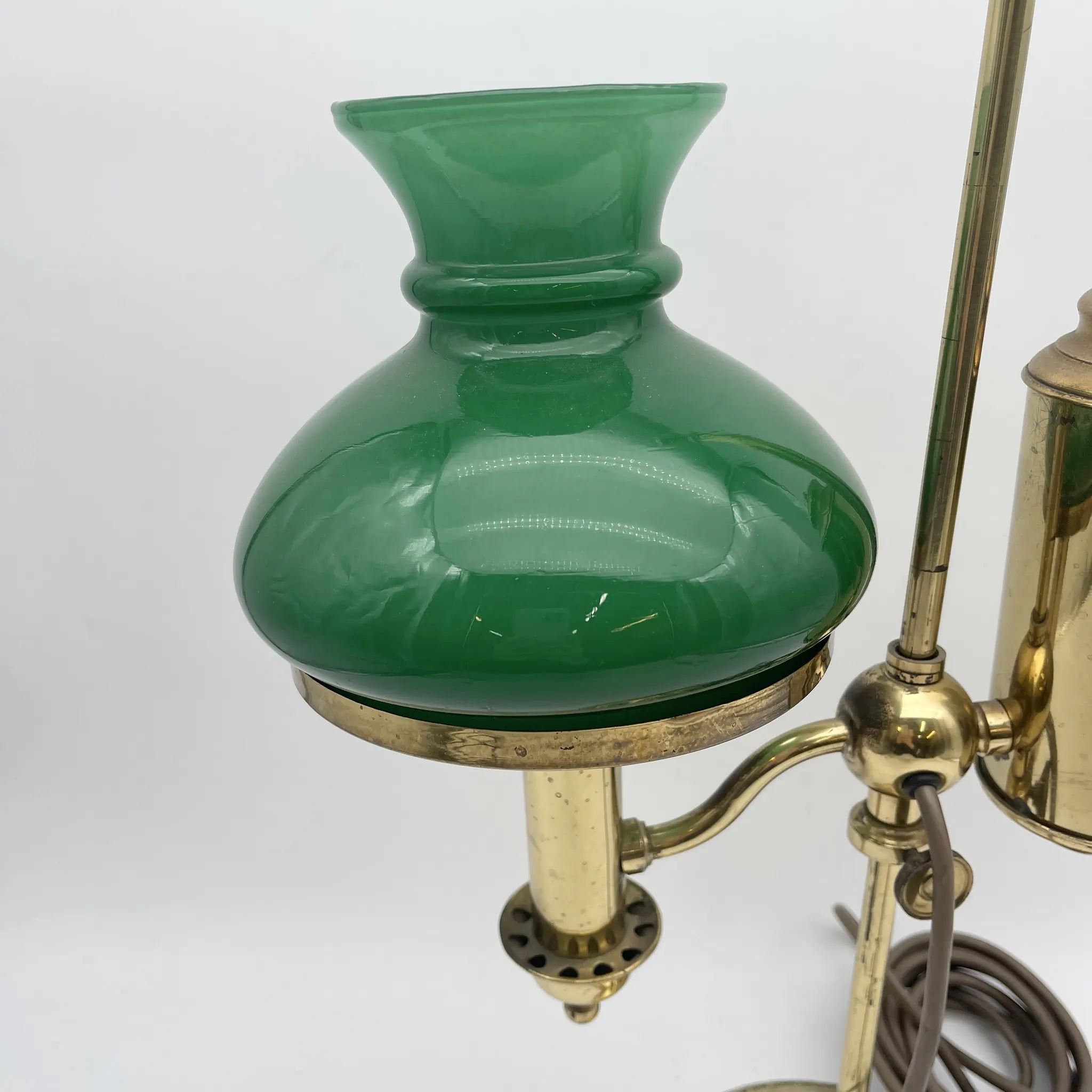 [Vintage] Table lamp / mid-20th century (estimated) / Brass / England / Student lamp