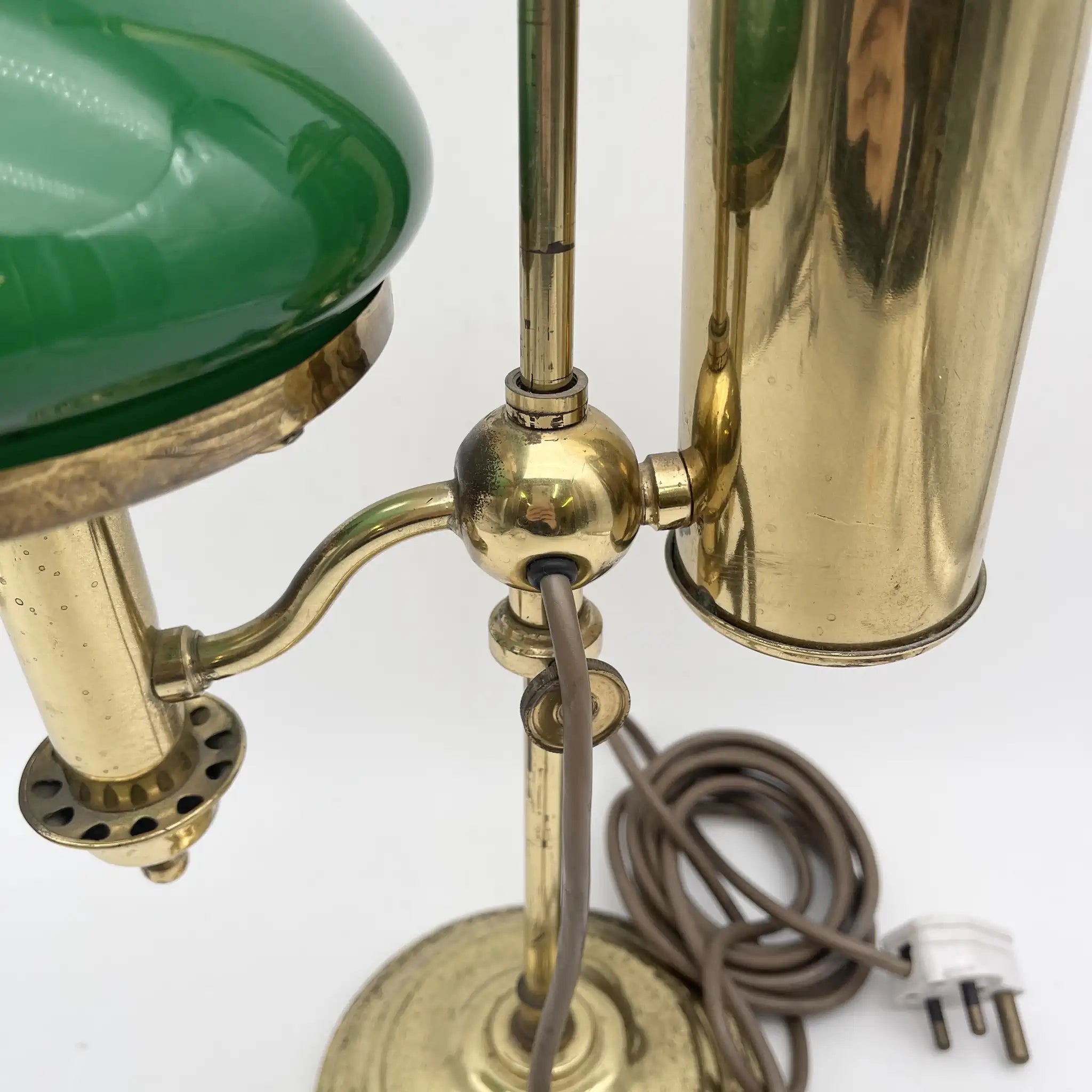 [Vintage] Table lamp / mid-20th century (estimated) / Brass / England / Student lamp