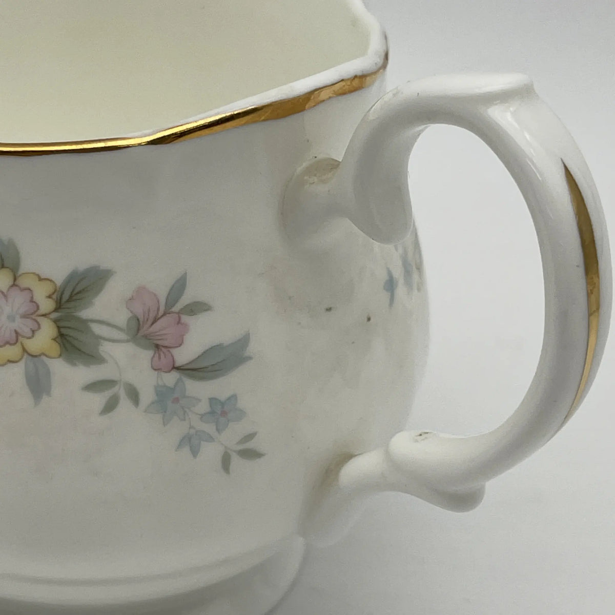 Mayfair /牛奶瓶/ 1950-1980年代/ Fine Bone China /英国/小花图案，柔和色调， 金彩，西式餐具，下午茶/[复古]