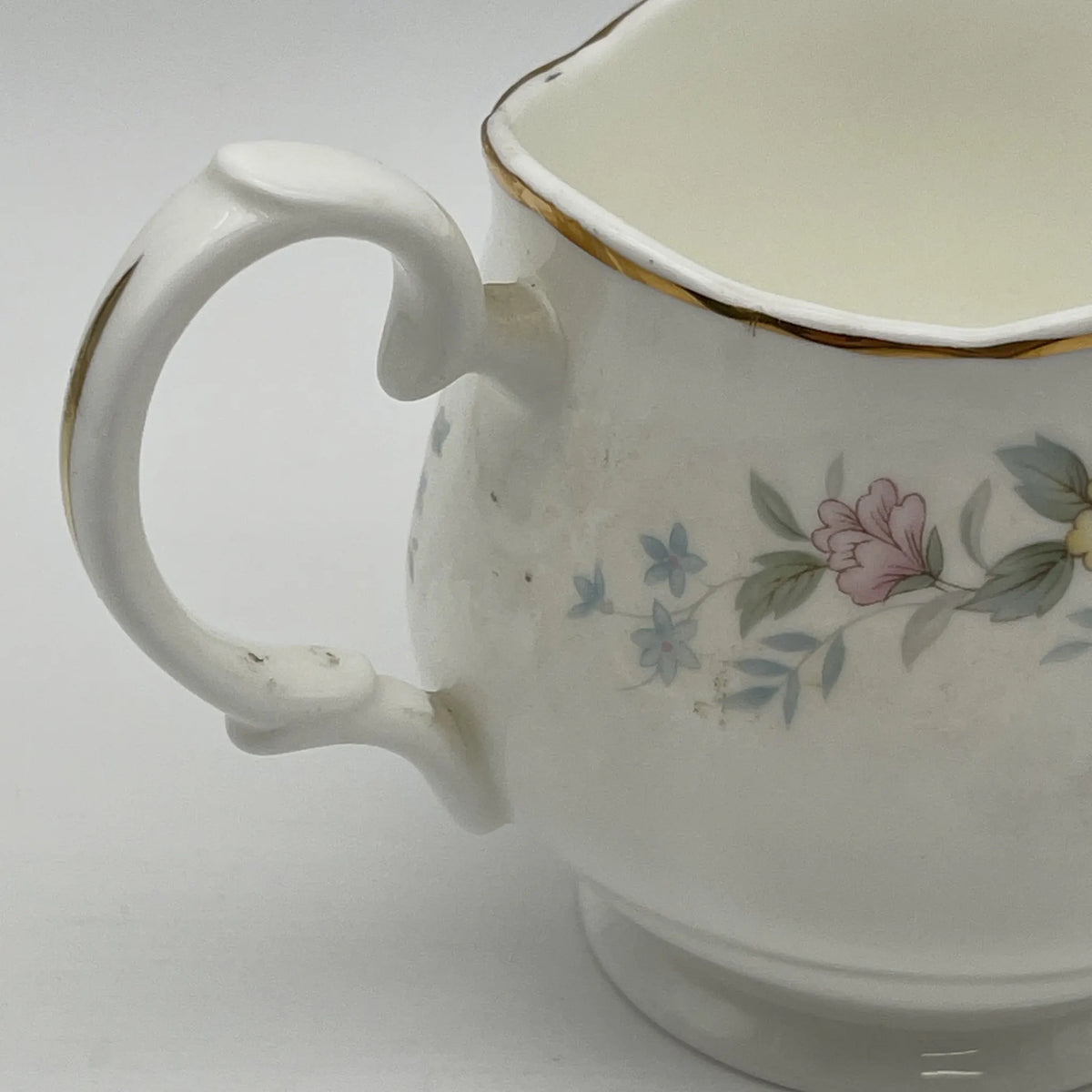 Mayfair /牛奶瓶/ 1950-1980年代/ Fine Bone China /英国/小花图案，柔和色调， 金彩，西式餐具，下午茶/[复古]