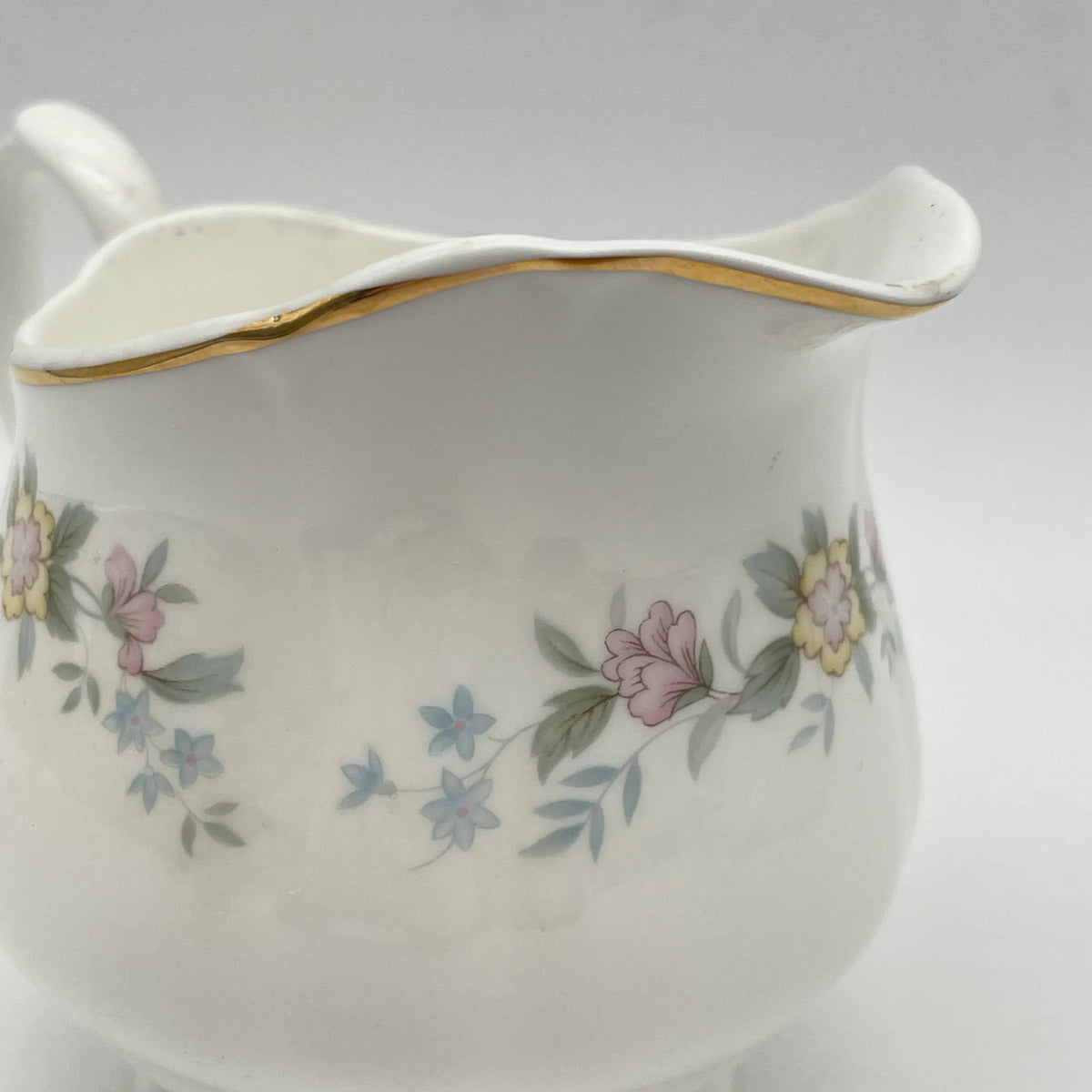 Mayfair /牛奶瓶/ 1950-1980年代/ Fine Bone China /英国/小花图案，柔和色调， 金彩，西式餐具，下午茶/[复古]