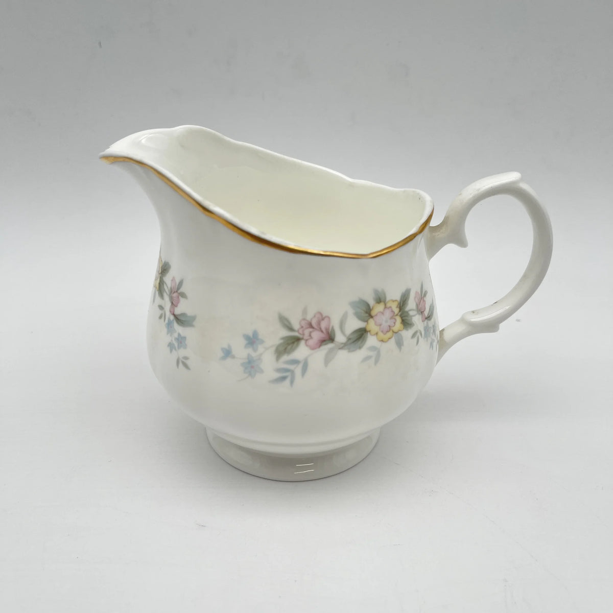 Mayfair /牛奶瓶/ 1950-1980年代/ Fine Bone China /英国/小花图案，柔和色调， 金彩，西式餐具，下午茶/[复古]