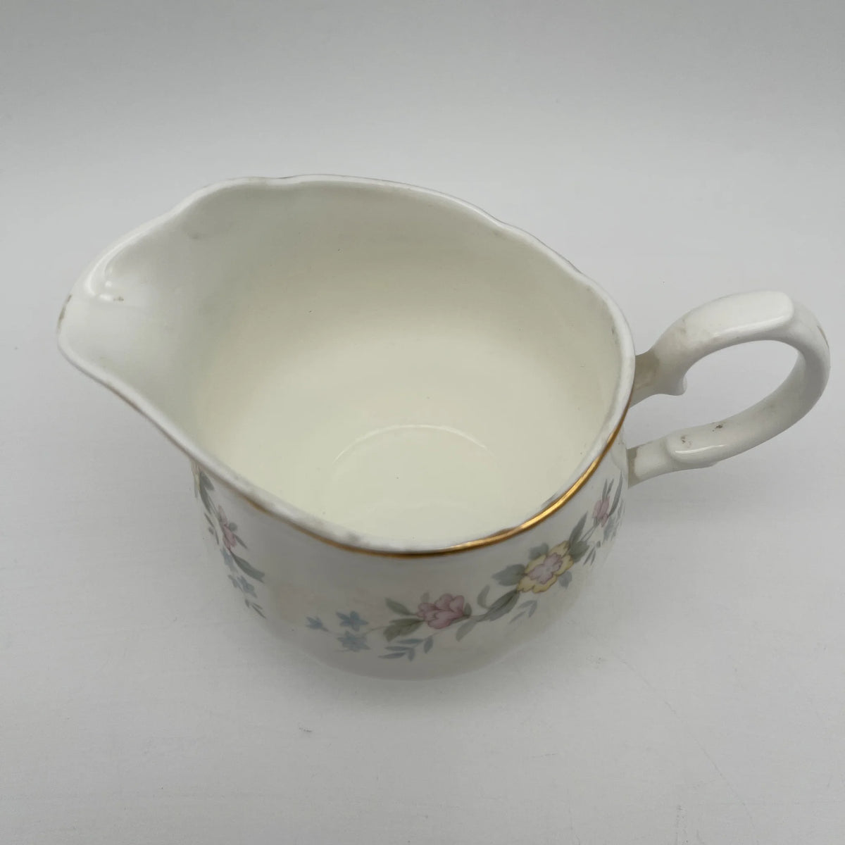 Mayfair /牛奶瓶/ 1950-1980年代/ Fine Bone China /英国/小花图案，柔和色调， 金彩，西式餐具，下午茶/[复古]