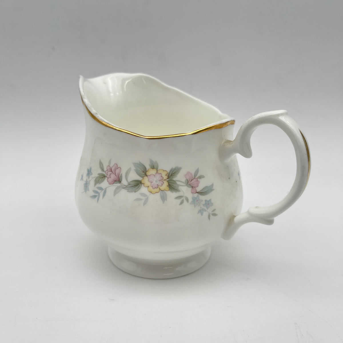 Mayfair /牛奶瓶/ 1950-1980年代/ Fine Bone China /英国/小花图案，柔和色调， 金彩，西式餐具，下午茶/[复古]