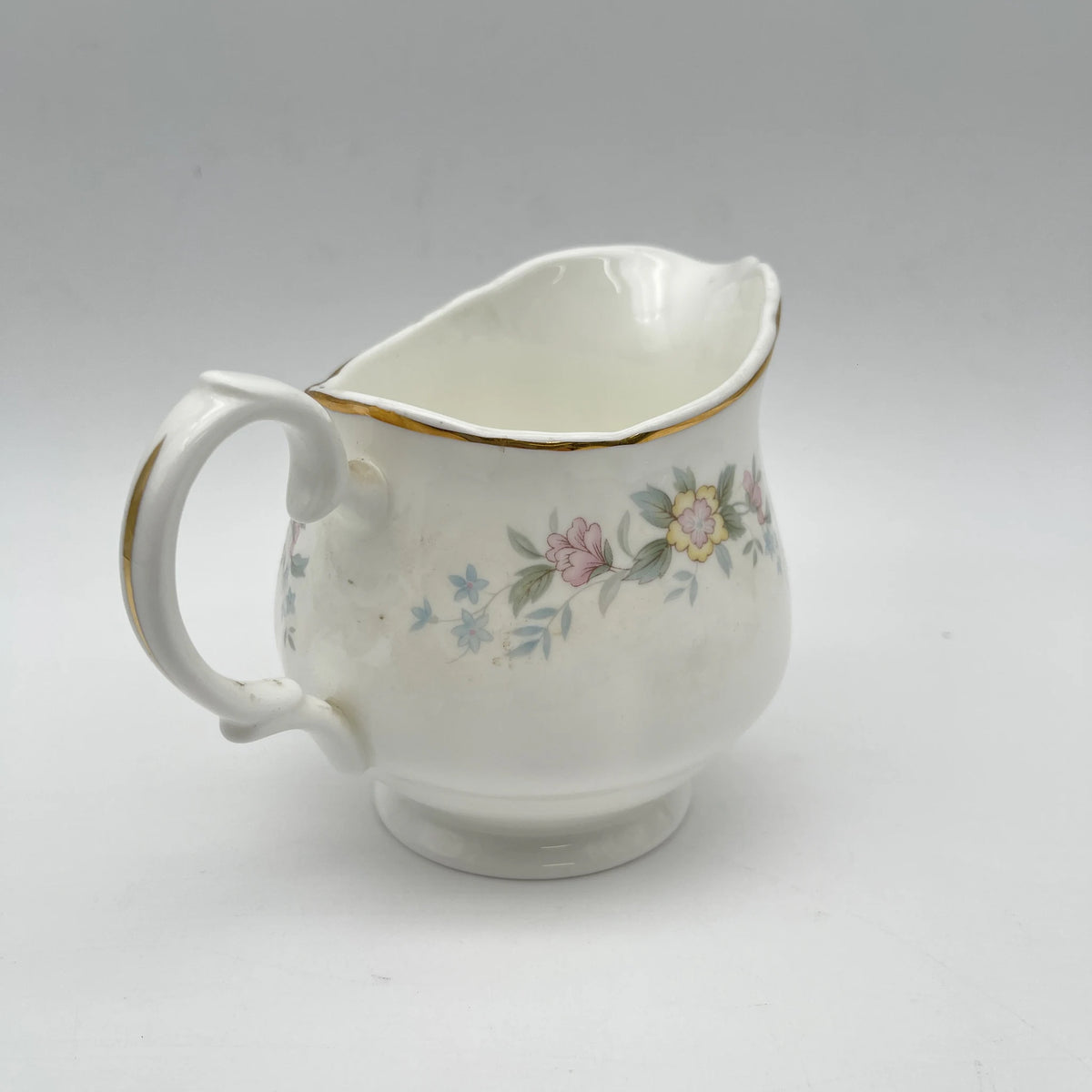 Mayfair /牛奶瓶/ 1950-1980年代/ Fine Bone China /英国/小花图案，柔和色调， 金彩，西式餐具，下午茶/[复古]
