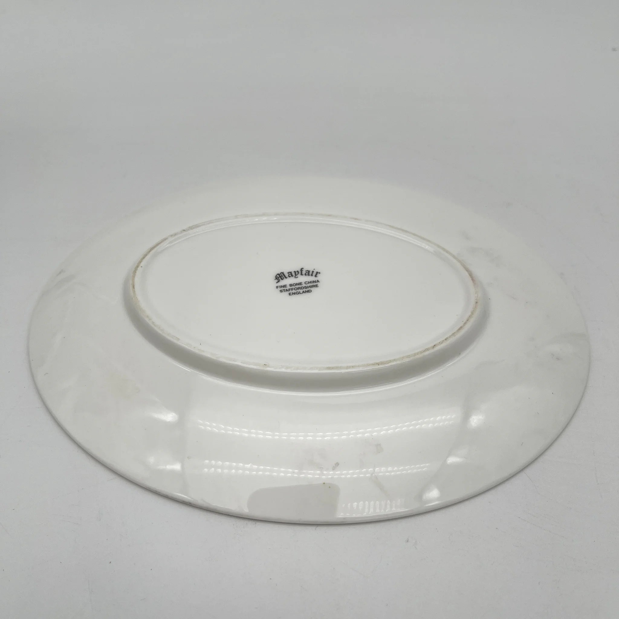 【复古】灰船（索西耶/索西耶船）&索西耶/ Mayfair / 1950-1980年代（推测）/ Fine Bone China /英国 /小花图案，柔和色调，金彩