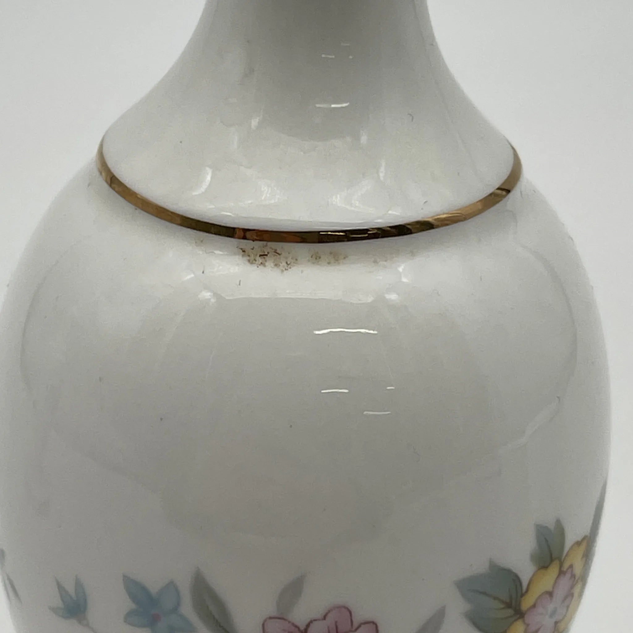 【复古】salt & peppershaker / Mayfair (Mayfair) / 1950-1980年代（推测）/ Fine Bone China /英国/小花花样， 柔和色调，金彩