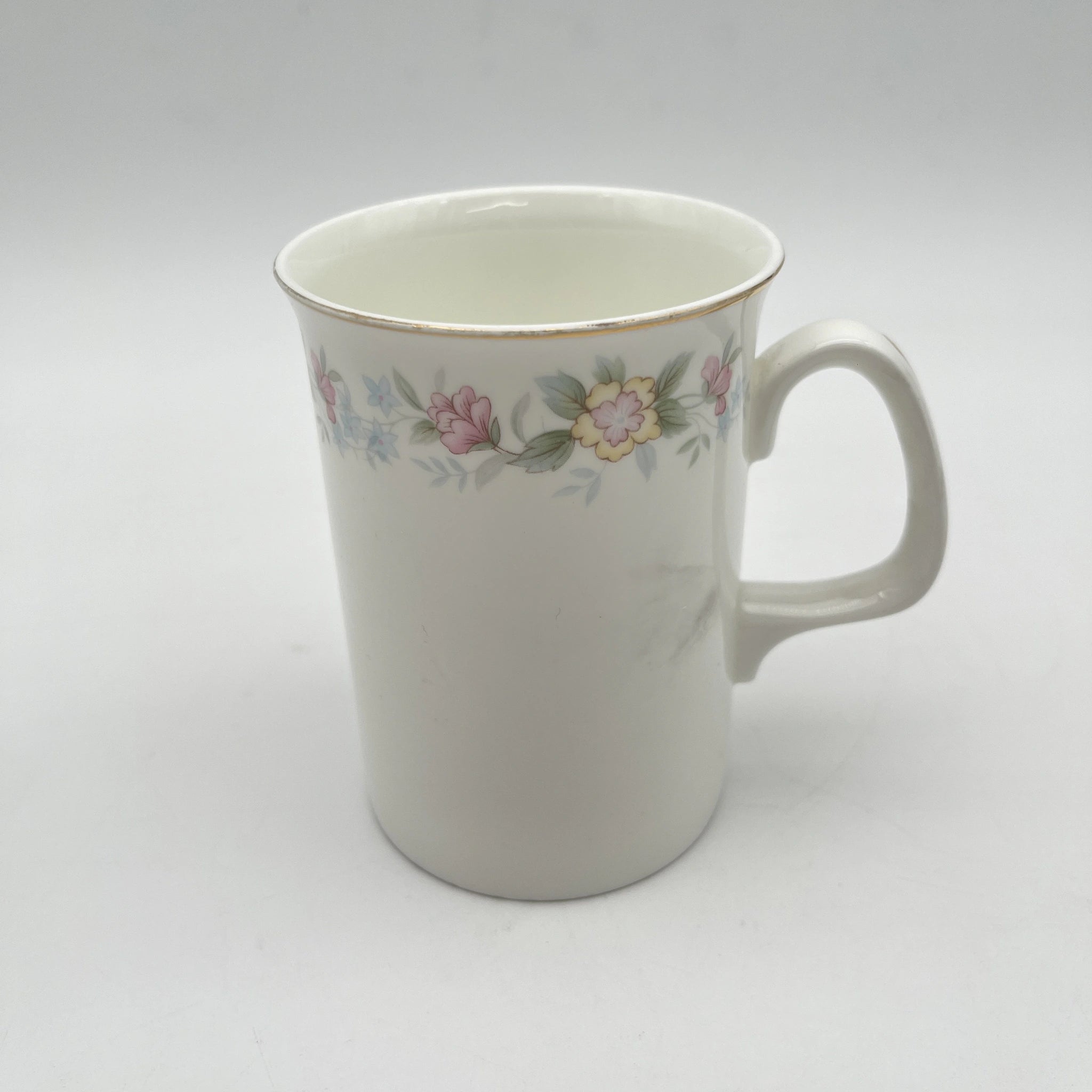 【复古】马克杯2p / Mayfair (Mayfair) / 1950-1980年代（推定）/ Fine Bone China /英国/小花图案，柔和色调，金彩