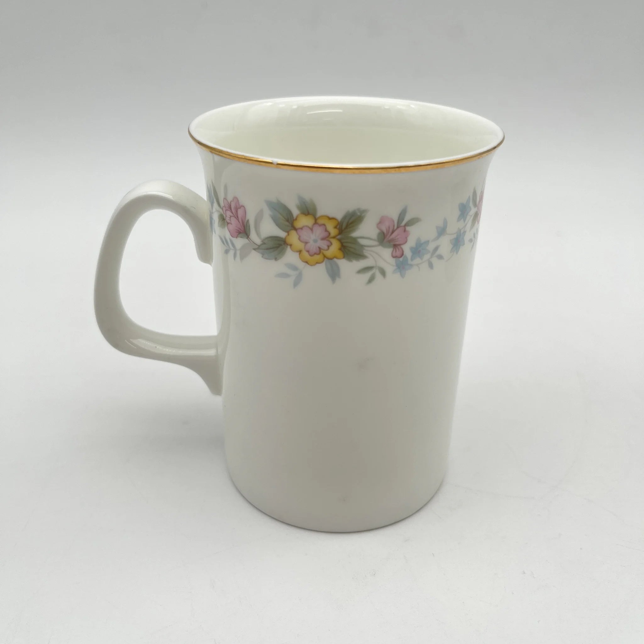 【复古】马克杯2p / Mayfair (Mayfair) / 1950-1980年代（推定）/ Fine Bone China /英国/小花图案，柔和色调，金彩