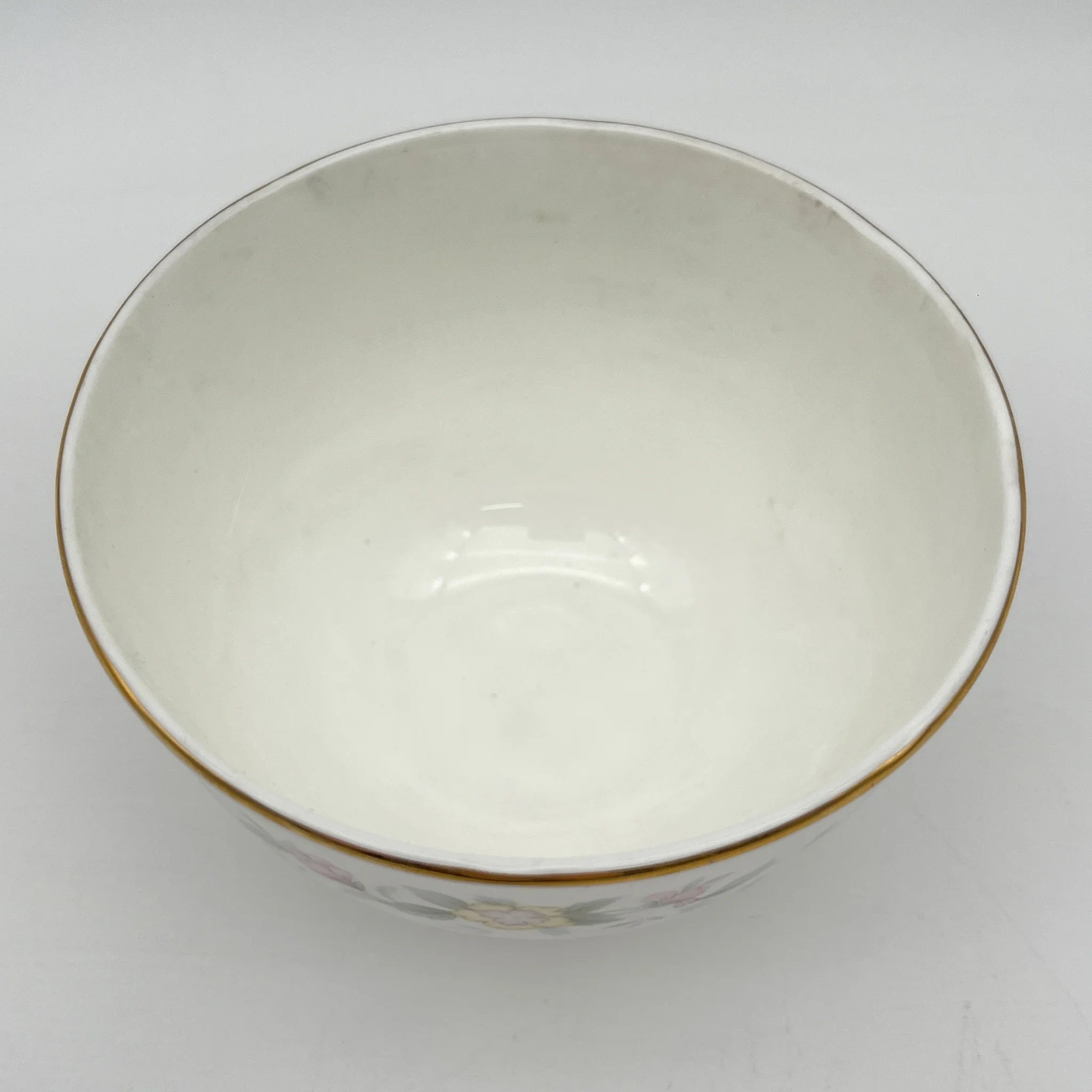 【复古】咖啡杯/ Mayfair (Mayfair) / 1950-1980年代（推测）/ Fine Bone China /英国/小花图案，柔和色调，金彩