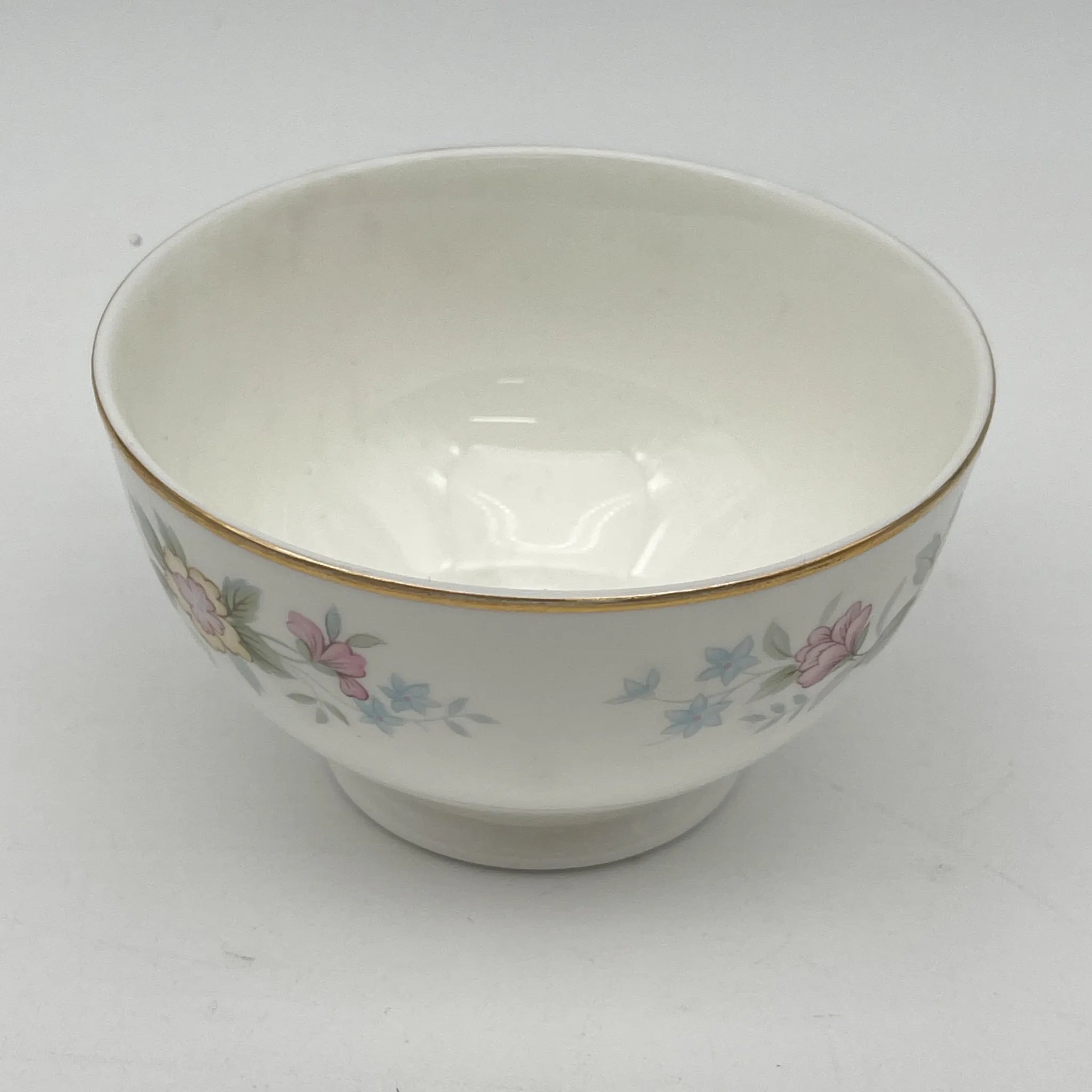 【复古】咖啡杯/ Mayfair (Mayfair) / 1950-1980年代（推测）/ Fine Bone China /英国/小花图案，柔和色调，金彩