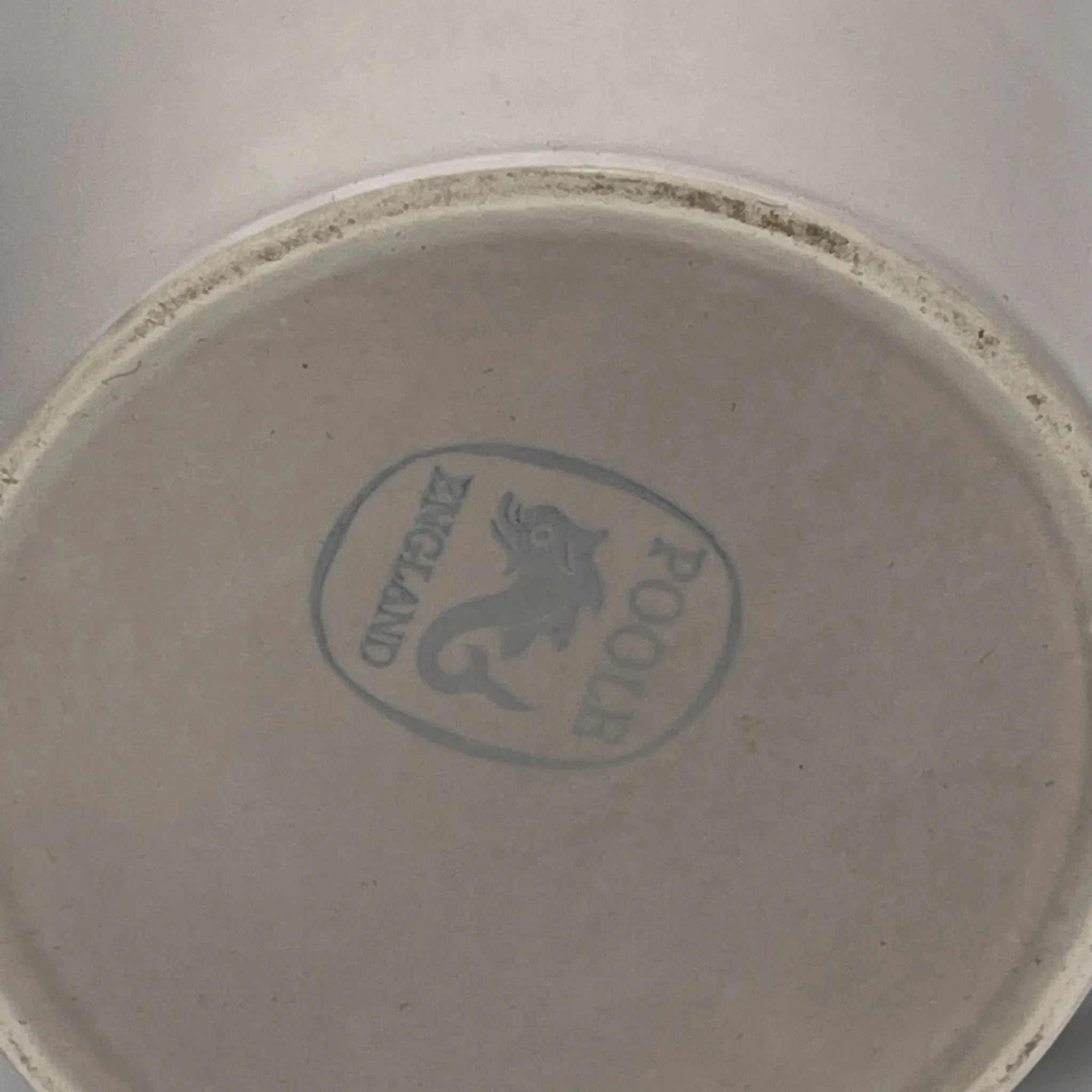 【葡萄酒】茶壶+杯子&碟子3p套装/ Poole Pottery（泳池壶）/ Twintone / Ice Green & Seagull / 1950-1960年代（估计）/陶器/英国/双色，斑点图案，海鸥蛋