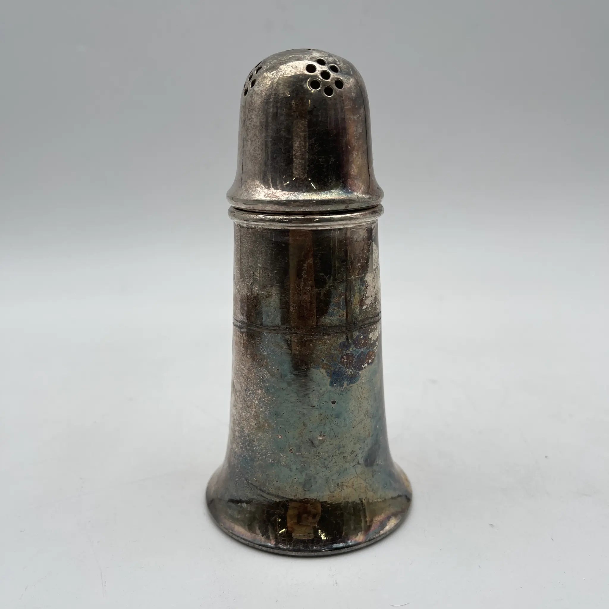 [Antique] Salt & Pepper / Mappin & Webb / Estimated 1920s / Silver plate / England