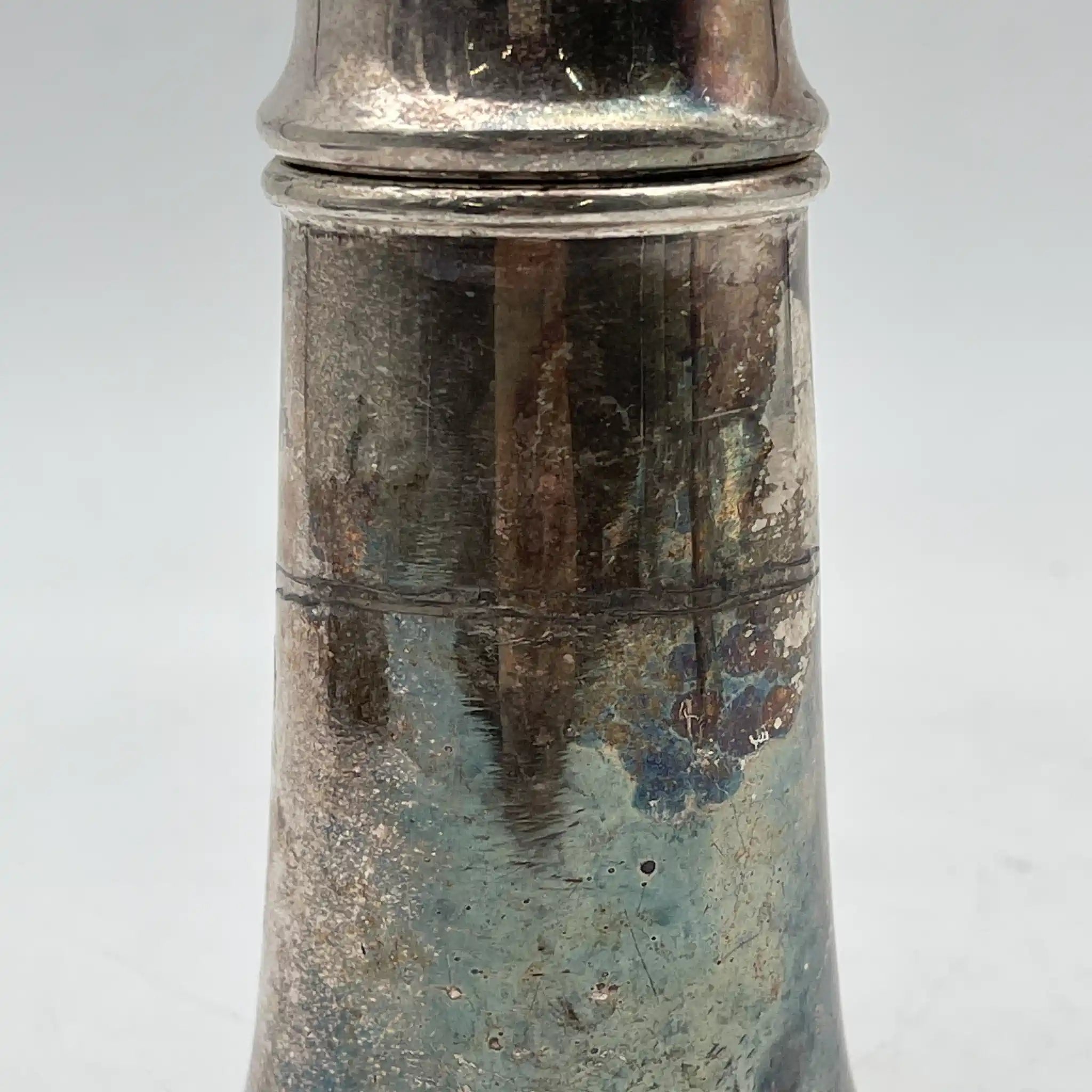[Antique] Salt & Pepper / Mappin & Webb / Estimated 1920s / Silver plate / England