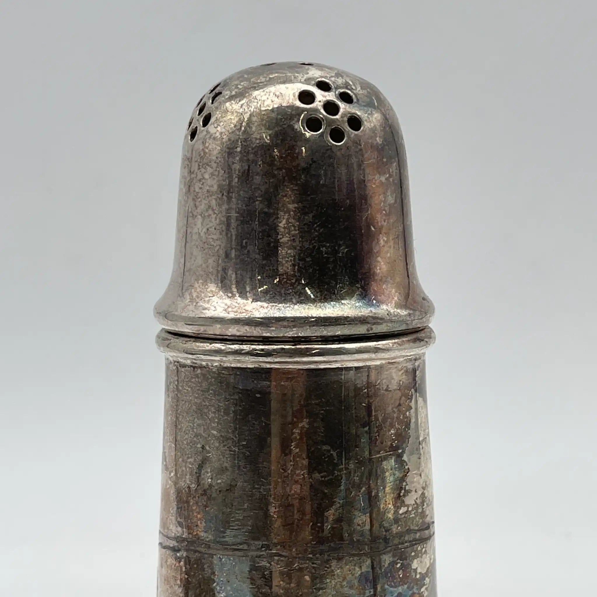 [Antique] Salt & Pepper / Mappin & Webb / Estimated 1920s / Silver plate / England