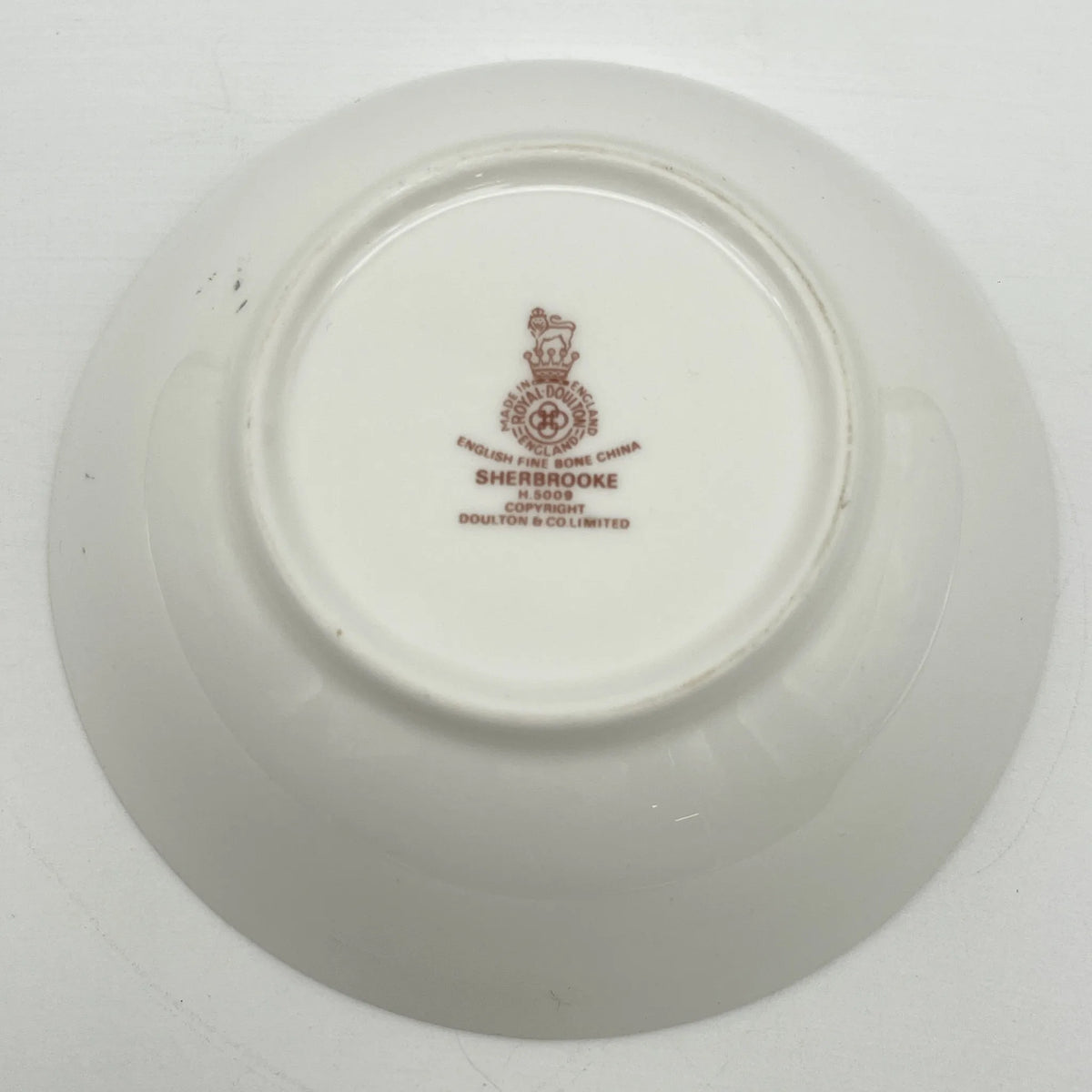 Royal Doulton（皇家道尔顿）/谷物碗（中碗）/ Sherbrooke / 1970-1990年代/ Fine Bone China /英国/银彩， 阿坎萨斯，蓝色，西式餐具，沙拉盘/[复古]