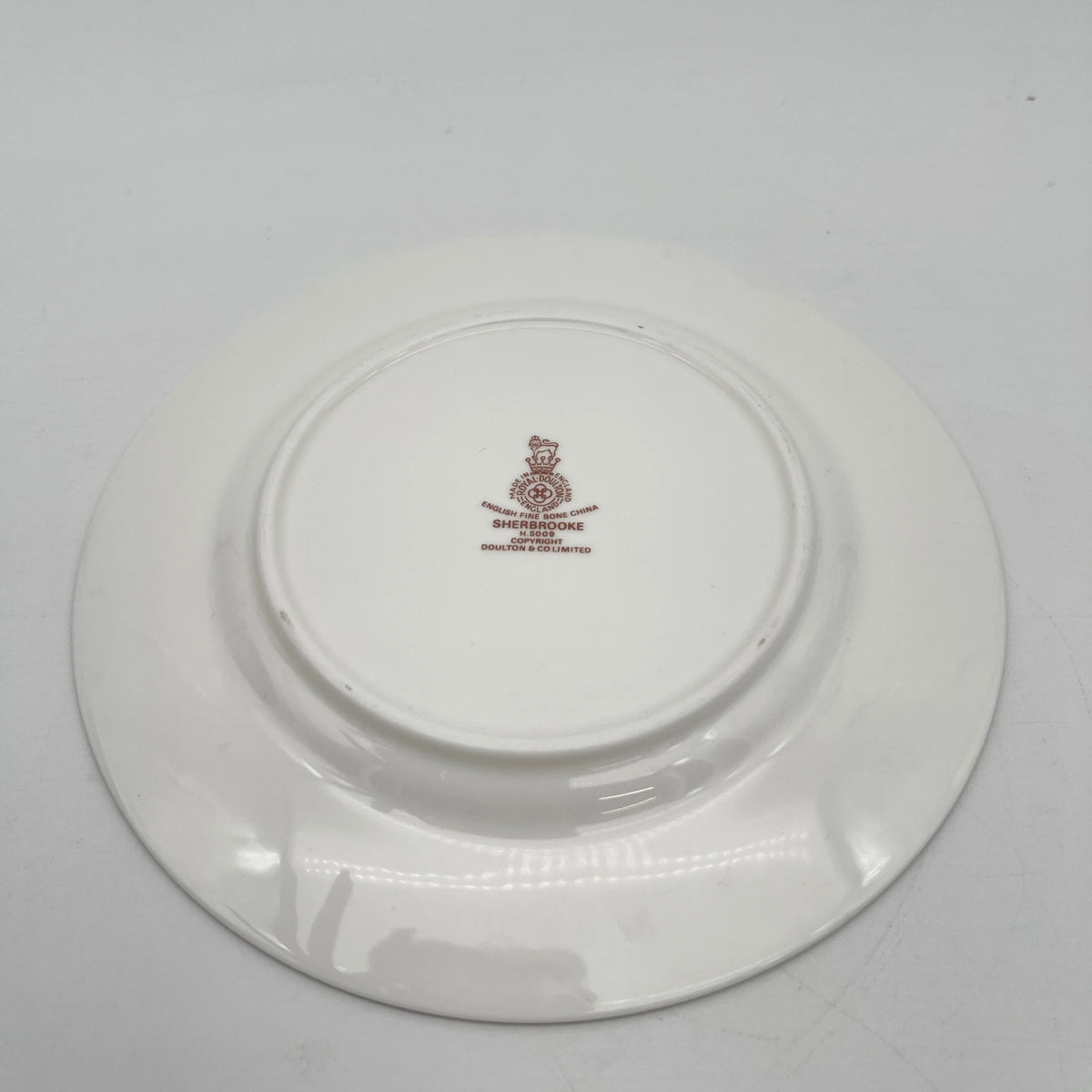 Royal Doulton（皇家道尔顿）/三重奏（c&s +甜点盘）2p / Sherbrooke / 1970-1990年代/ Fine Bone China /英国/ 杯和碟，银彩，簕菜，蓝色，西式餐具，2件套/[复古]
