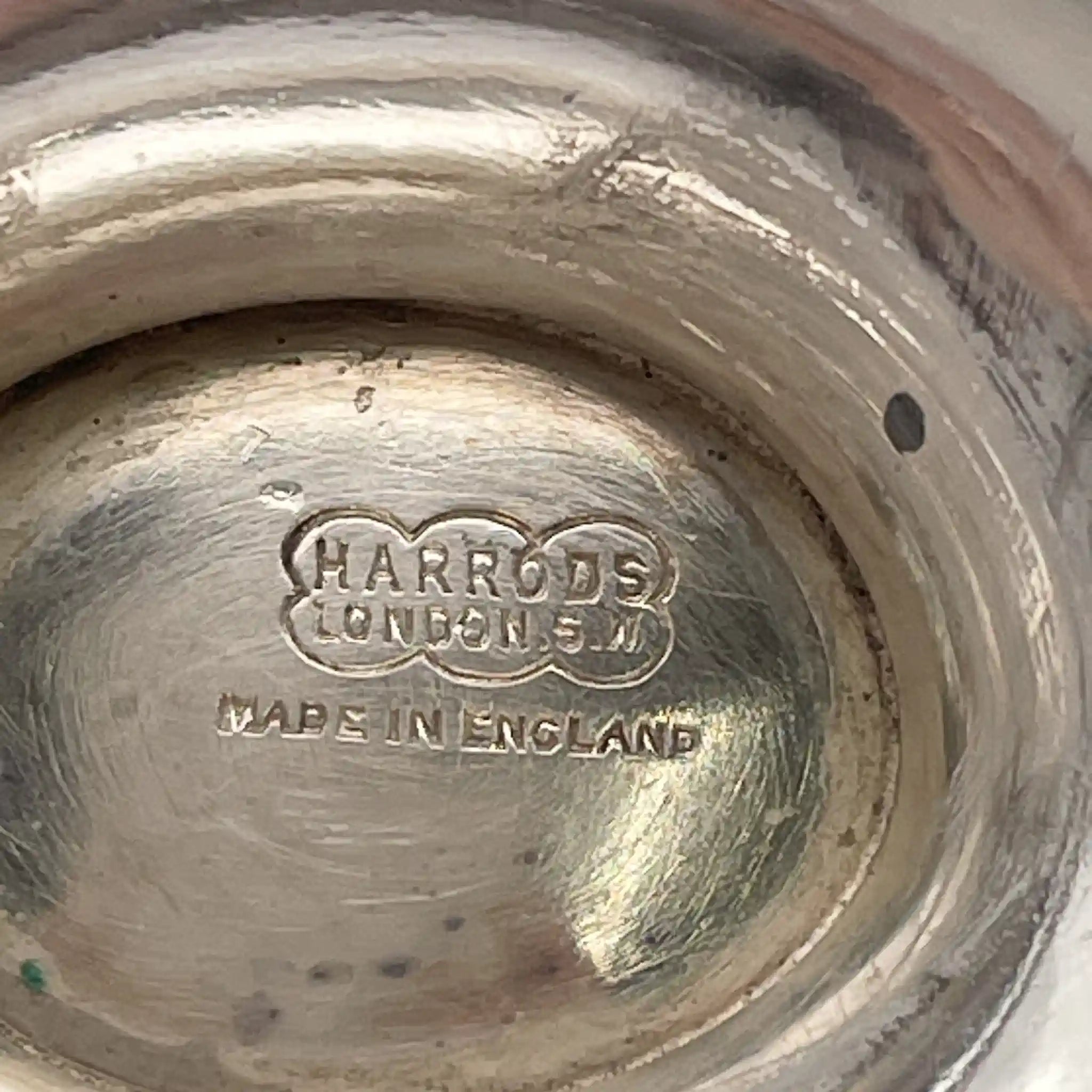 [Vintage] Gravy boat (Saucière/Sauce boat) / Harrods / Estimated mid-20C / Silver plate / England / EPNS, Gadrun