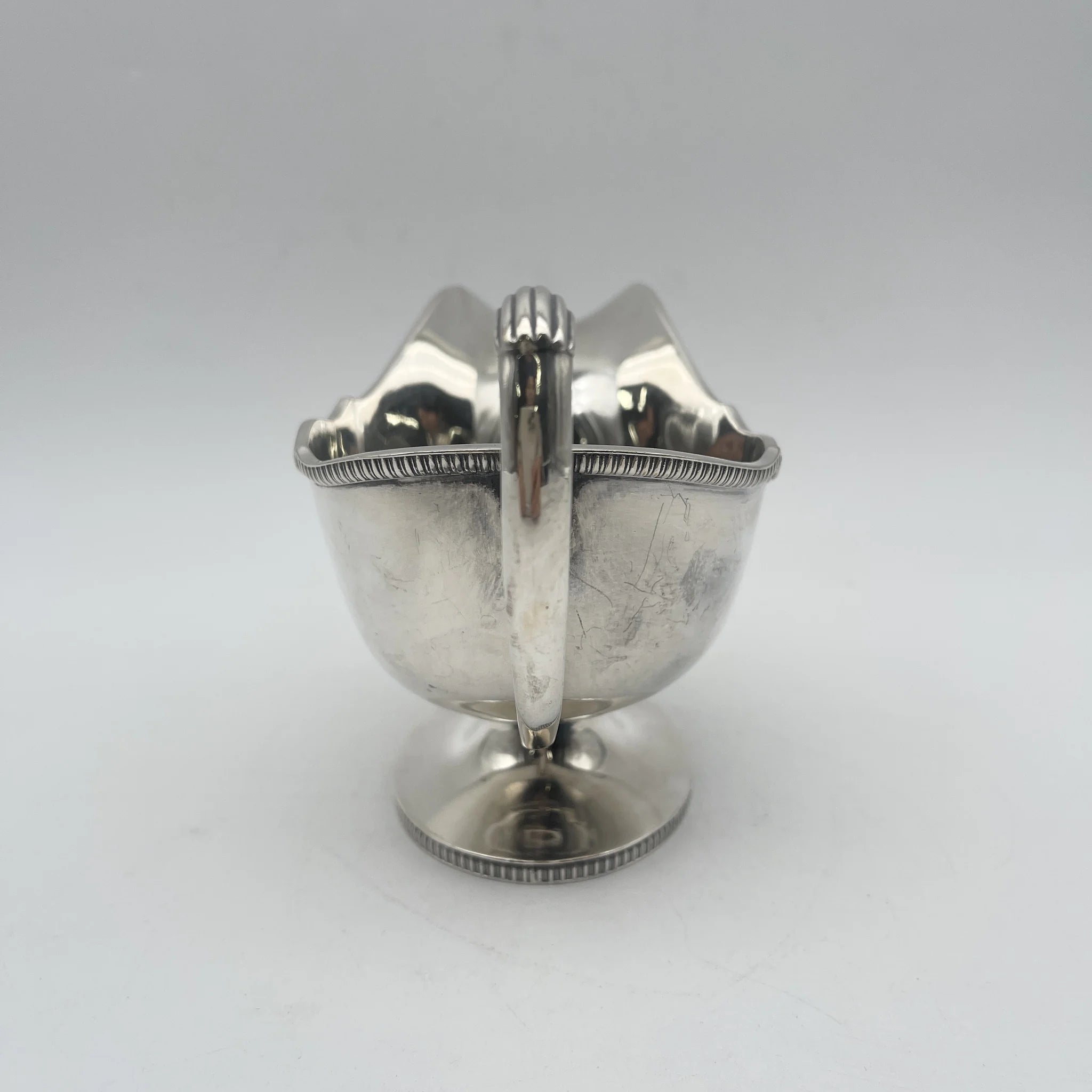 [Vintage] Gravy boat (Saucière/Sauce boat) / Harrods / Estimated mid-20C / Silver plate / England / EPNS, Gadrun