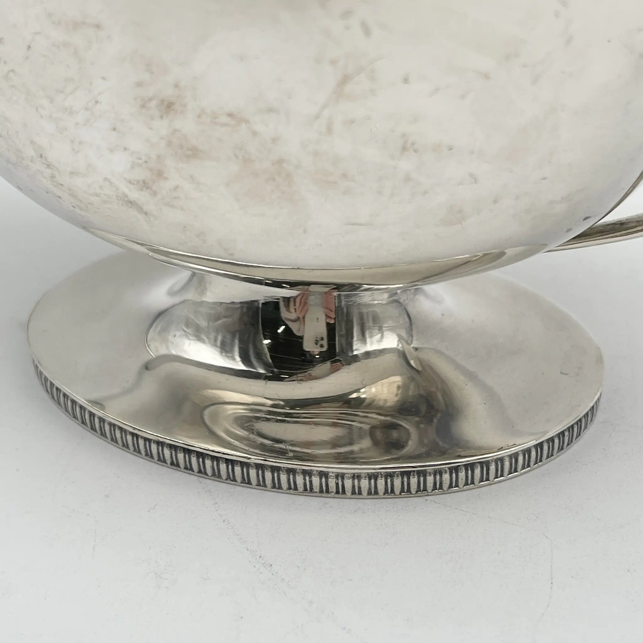 [Vintage] Gravy boat (Saucière/Sauce boat) / Harrods / Estimated mid-20C / Silver plate / England / EPNS, Gadrun