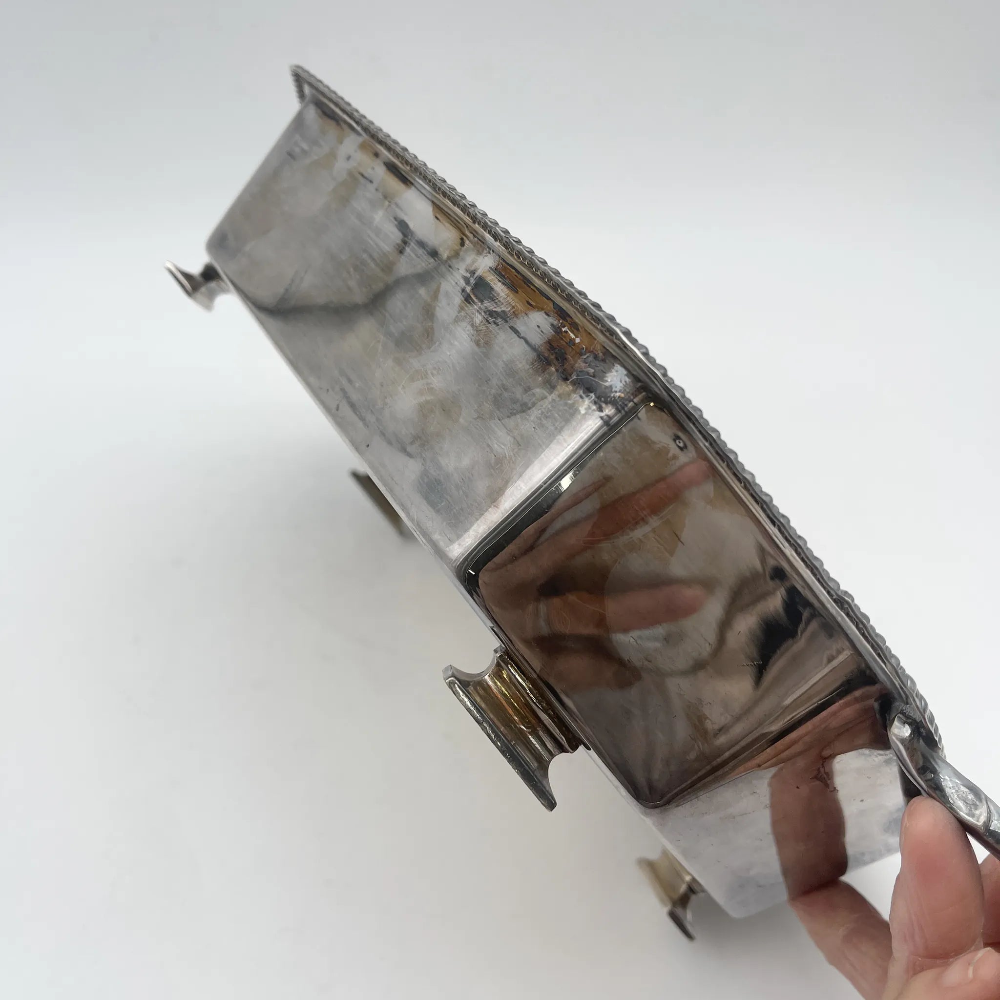 [Vintage] Octogonal tray / Art Deco / Estimated 1930s / Silver plate / England / EPNS, Octogonal, Gadrun