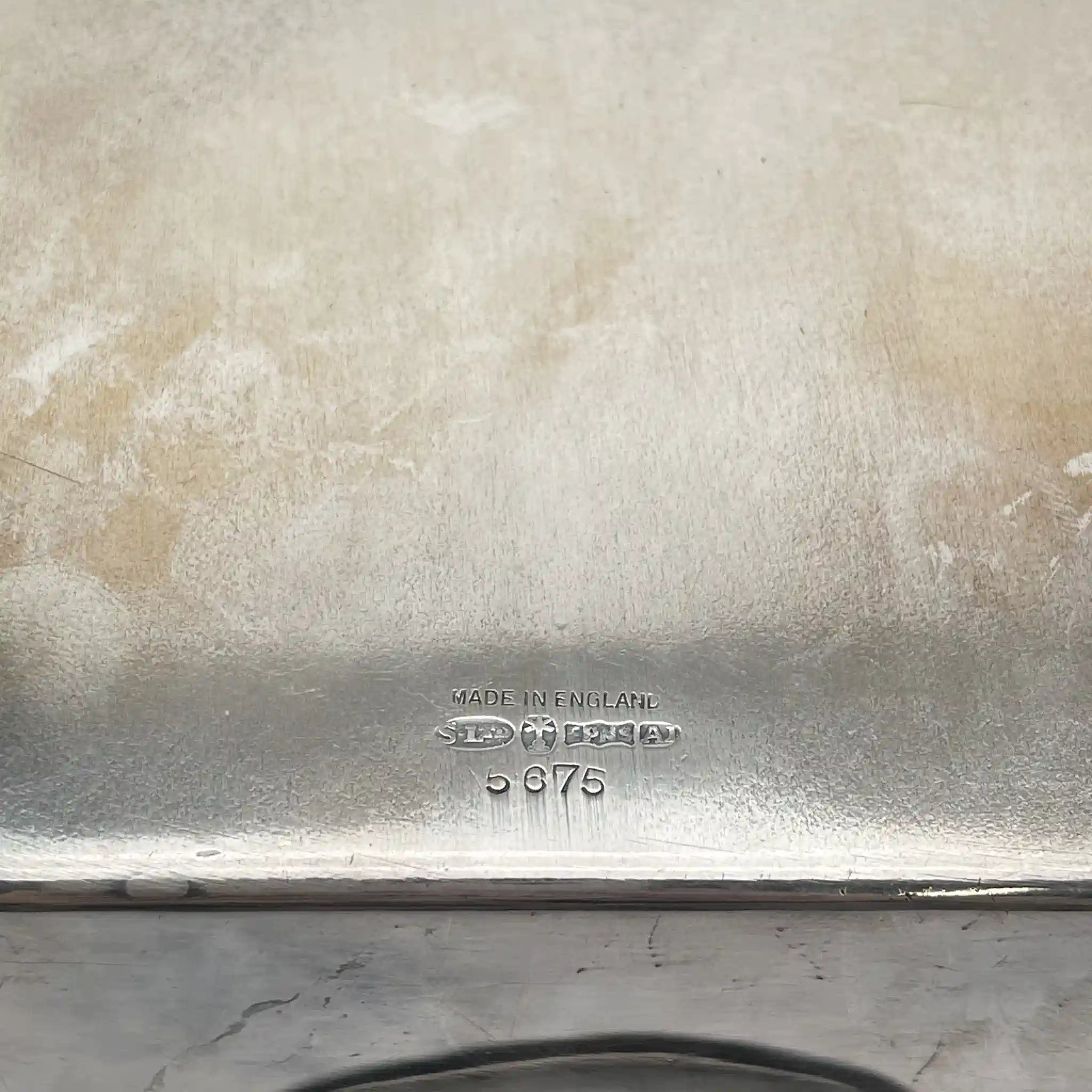 [Vintage] Octogonal tray / Art Deco / Estimated 1930s / Silver plate / England / EPNS, Octogonal, Gadrun