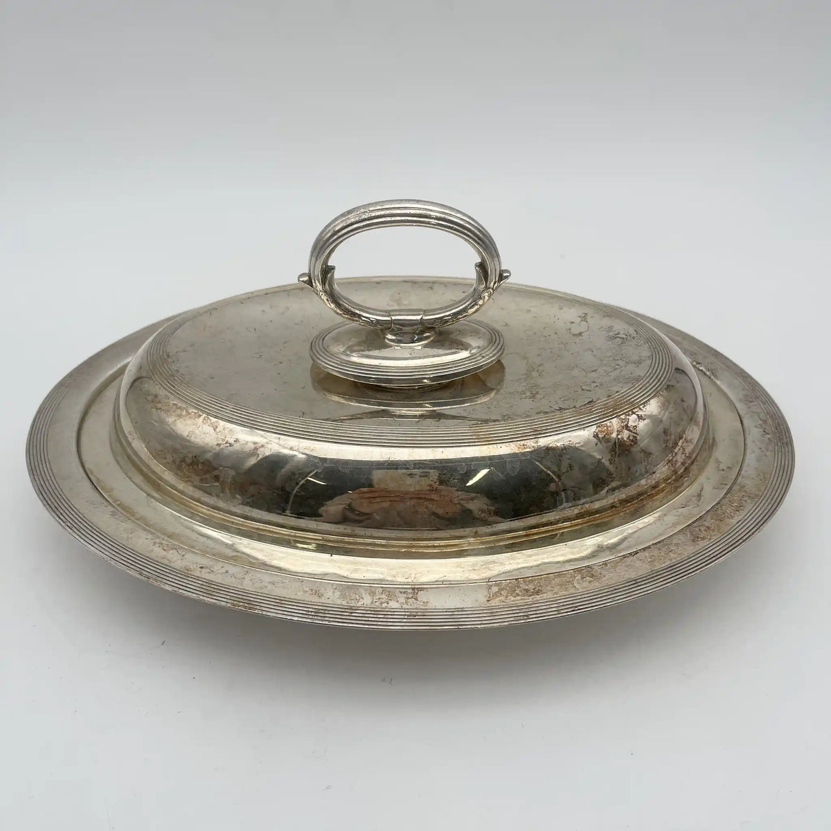 Antique] Entre dish (platter with lid) / William Hutton & Sons