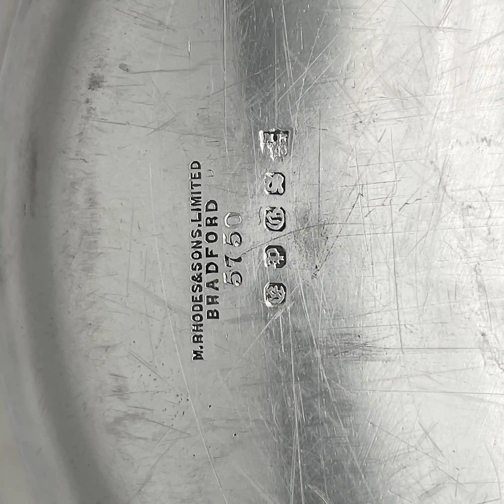 【古董】安托雷菜（带盖的盘子）/ M. Rhodes & Sons (M.玫瑰& Sons) /估计20c初/银盘/英国/ EPGS， 可拆卸手柄，支架