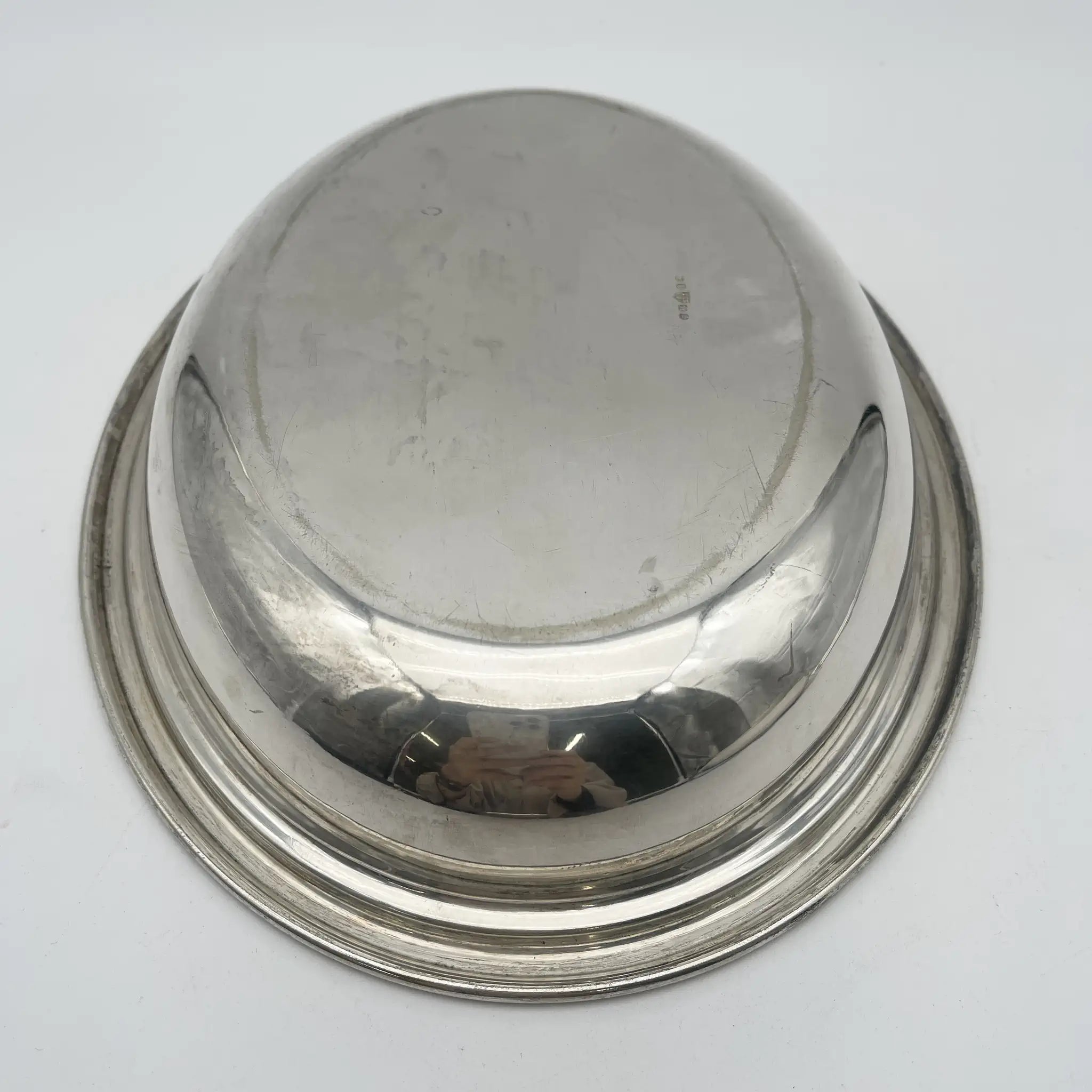 [Antique] Entre dish (large plate with lid) / Estimated early 20C / Silver plate / England / EPNS