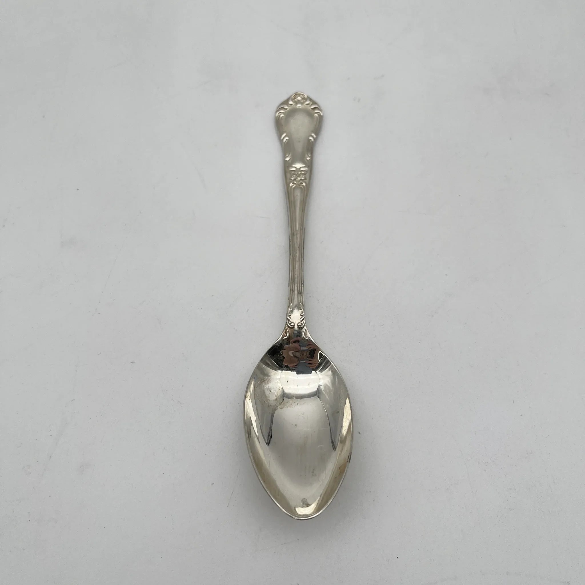 [Vintage] Desert spoon / Rogers / Countess / Estimated mid-20C / Silver plate / England / Acanthus