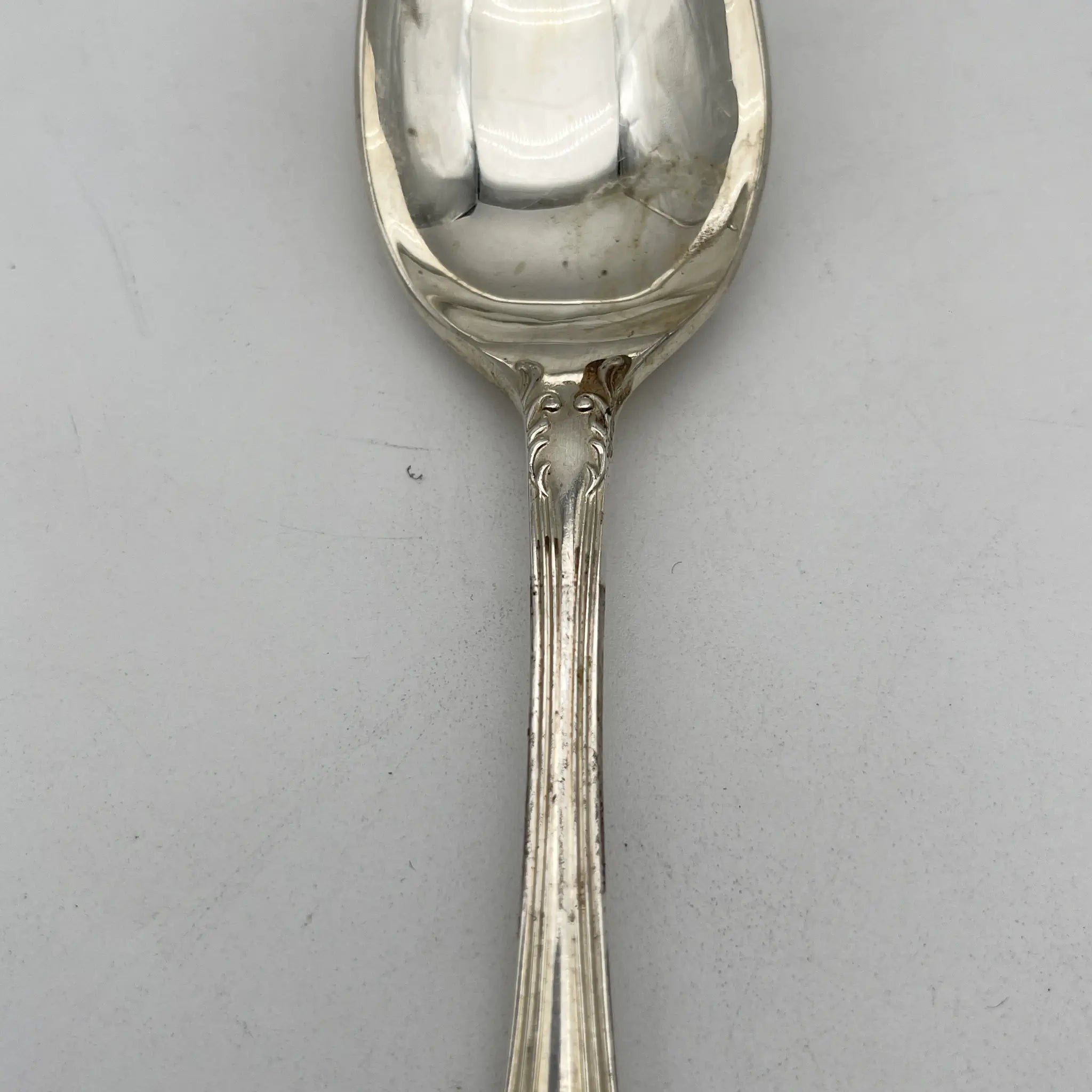 [Vintage] Desert spoon / Rogers / Countess / Estimated mid-20C / Silver plate / England / Acanthus