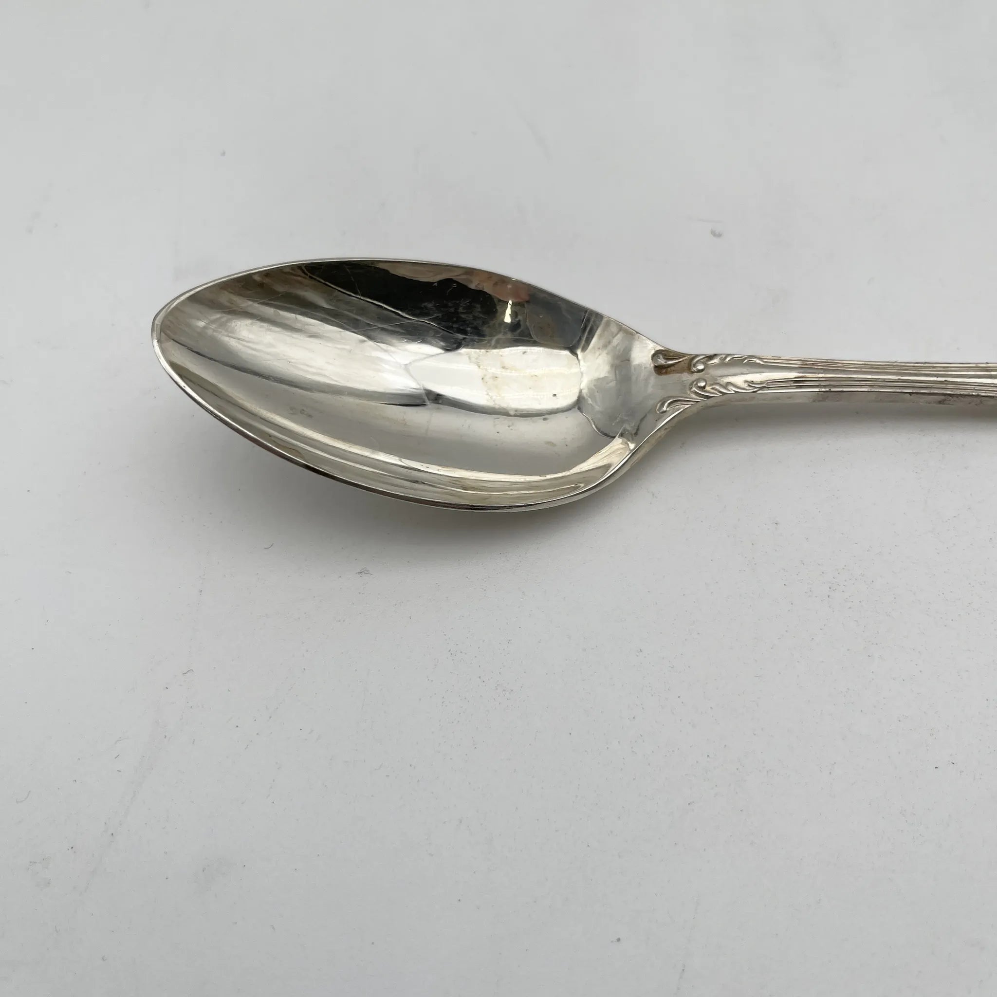 [Vintage] Desert spoon / Rogers / Countess / Estimated mid-20C / Silver plate / England / Acanthus
