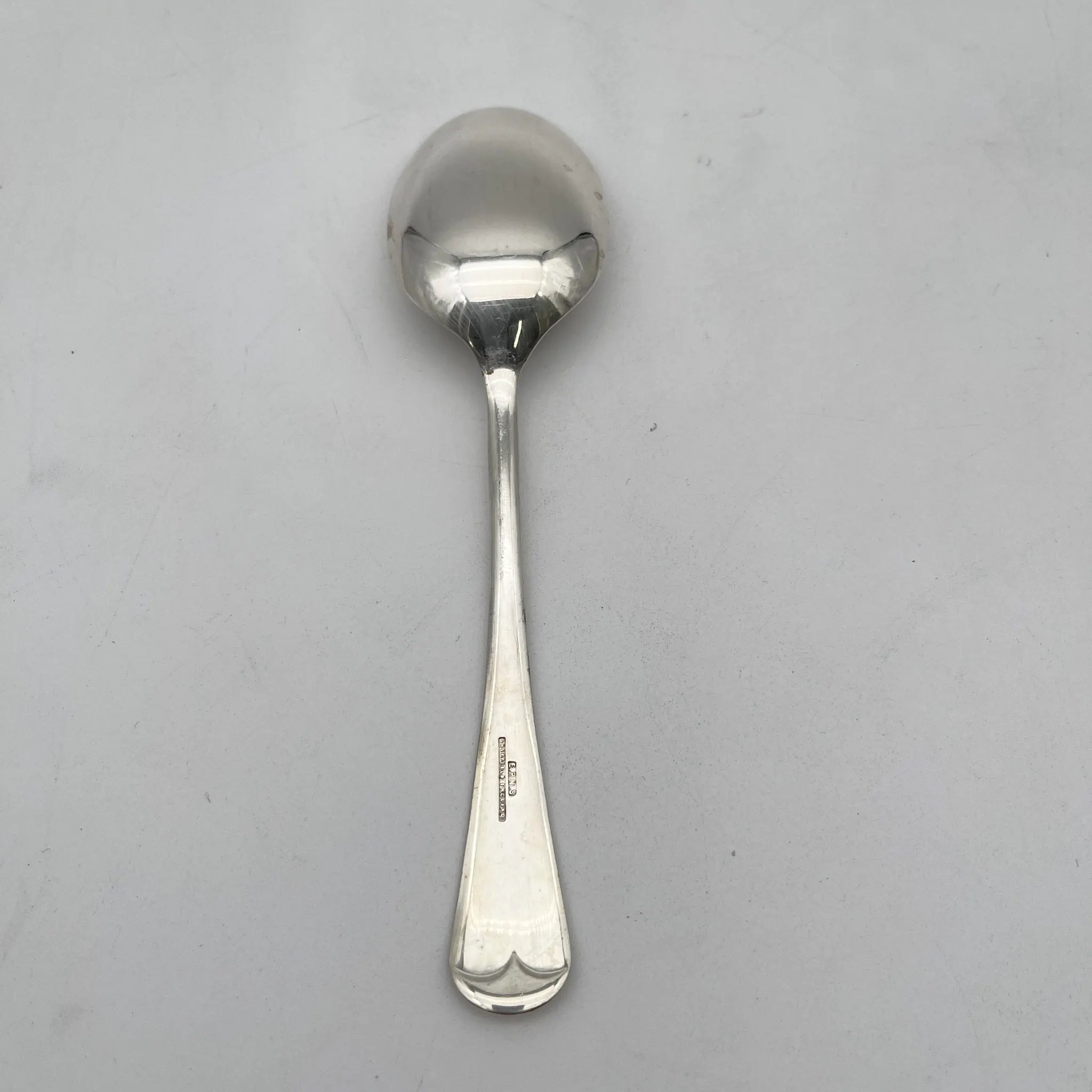 [Vintage] Dessert spoon / Estimated mid-20C / Silver plate / England / EPNS