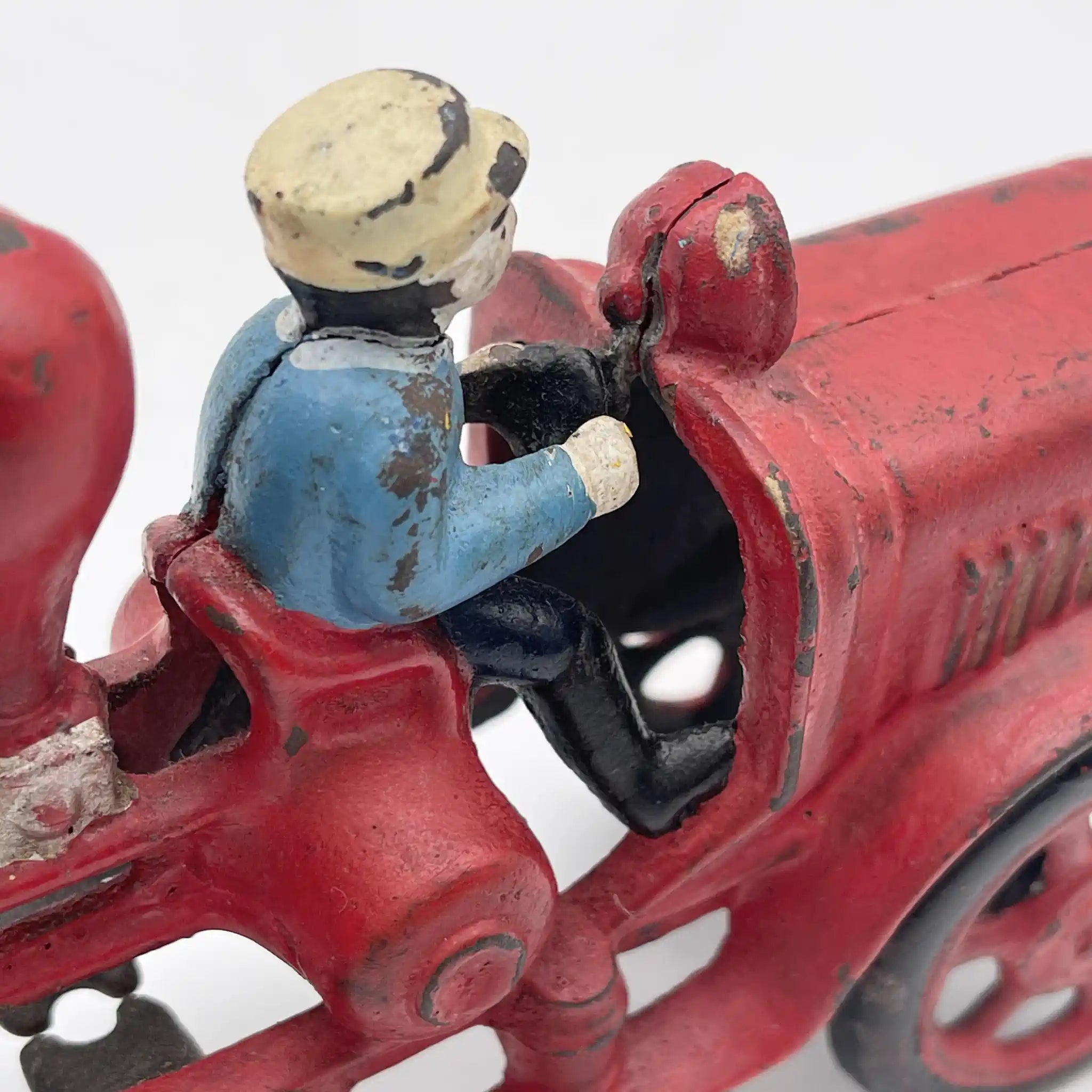 [Vintage] Object / Fire engine / Estimated 1920-1930s / Cast iron / America