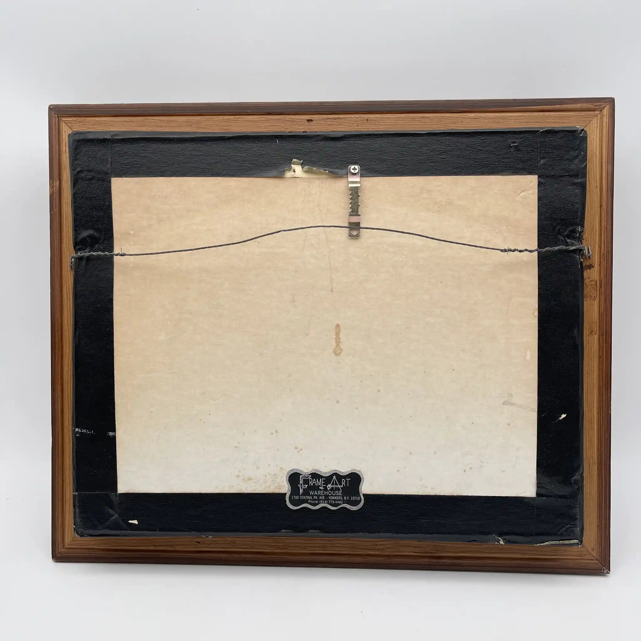 [Vintage] Shadow Box (Art Frame) / Original Art: Anton Pieck / Estimated 1970-1980s / Wooden / America / 3D Decoupage