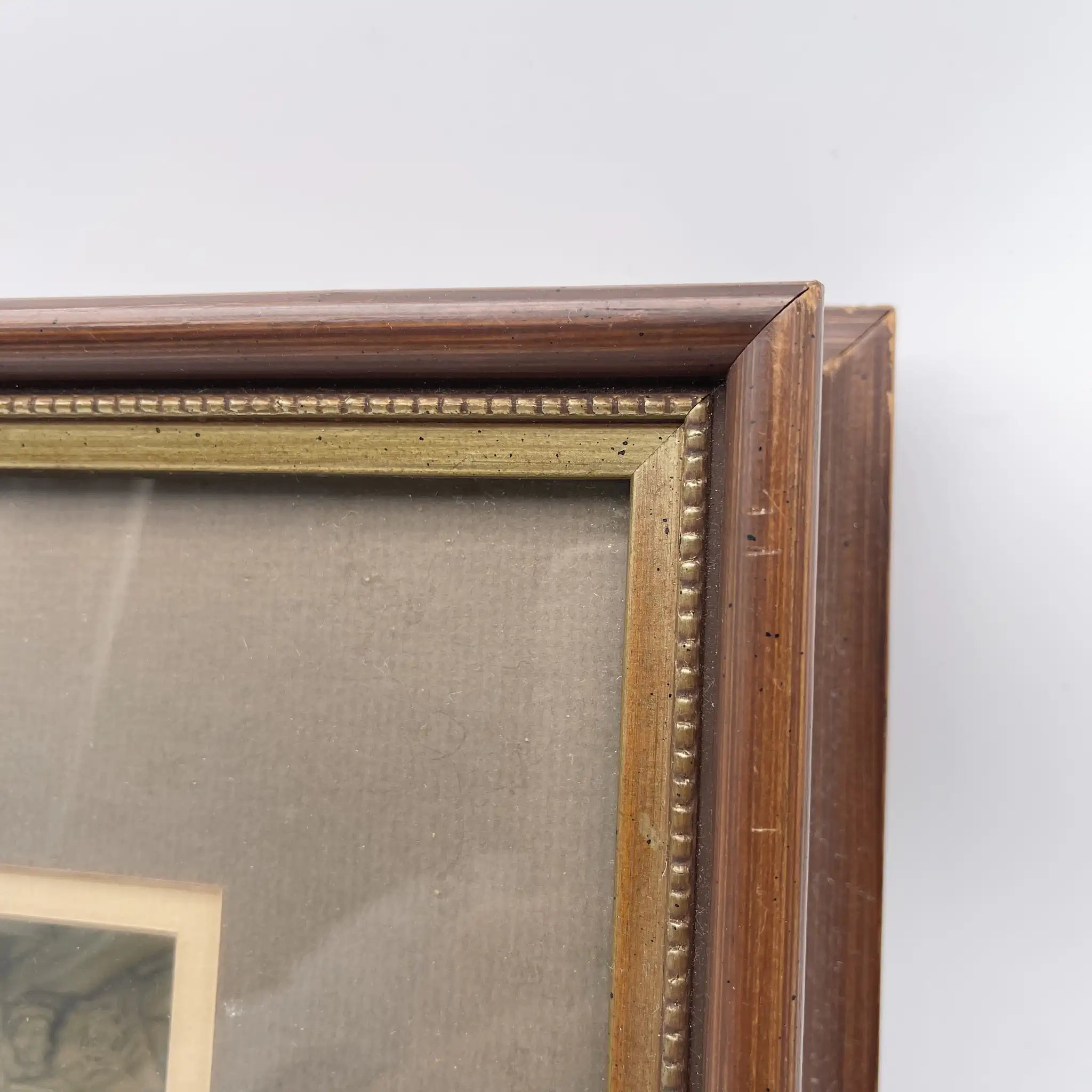 [Vintage] Shadow Box (Art Frame) / Original Art: Anton Pieck / Estimated 1970-1980s / Wooden / America / 3D Decoupage