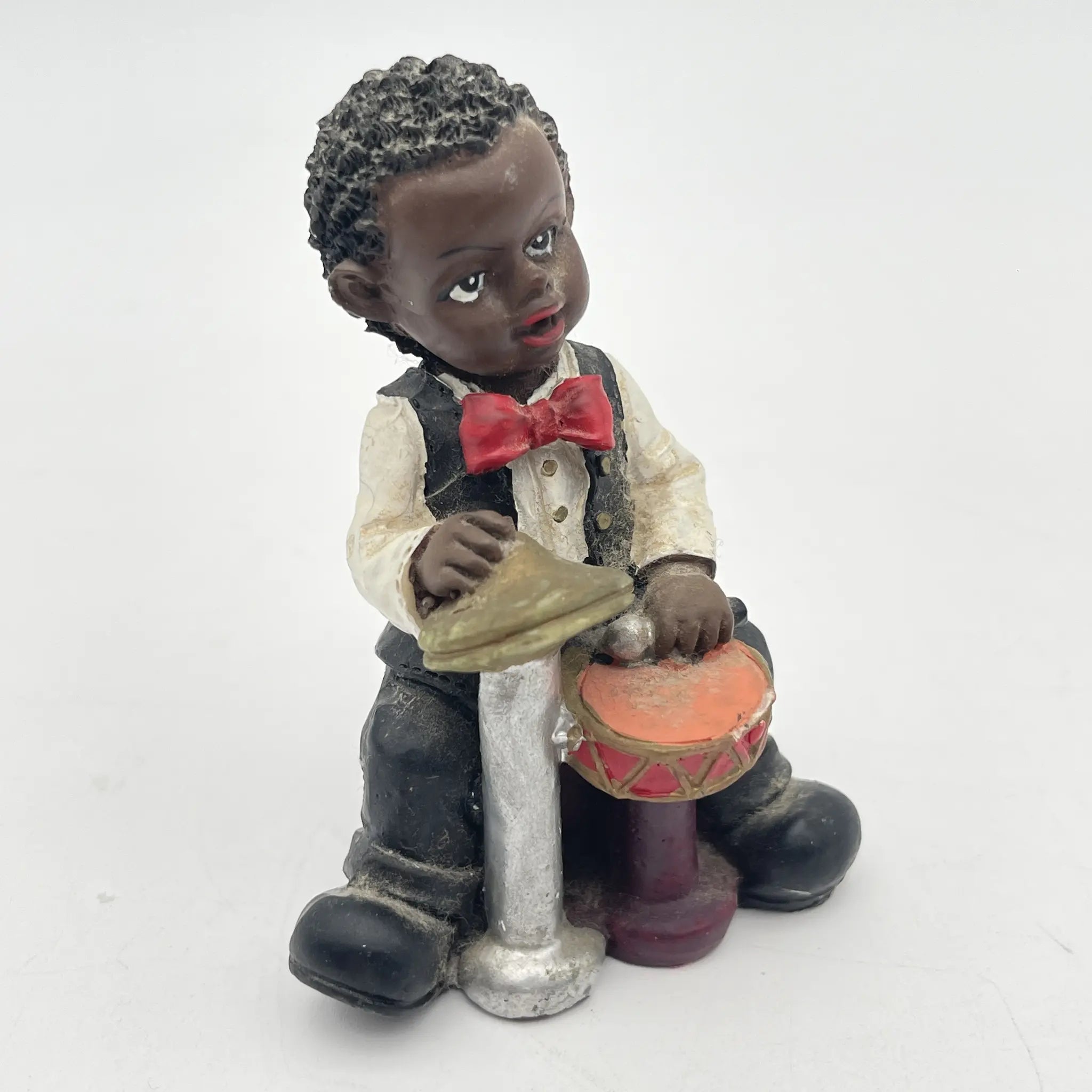 [Reuse] Doll 3P / Jazz band / Estimated 1990-2000s / Resin / America / Double bass, piano, drums