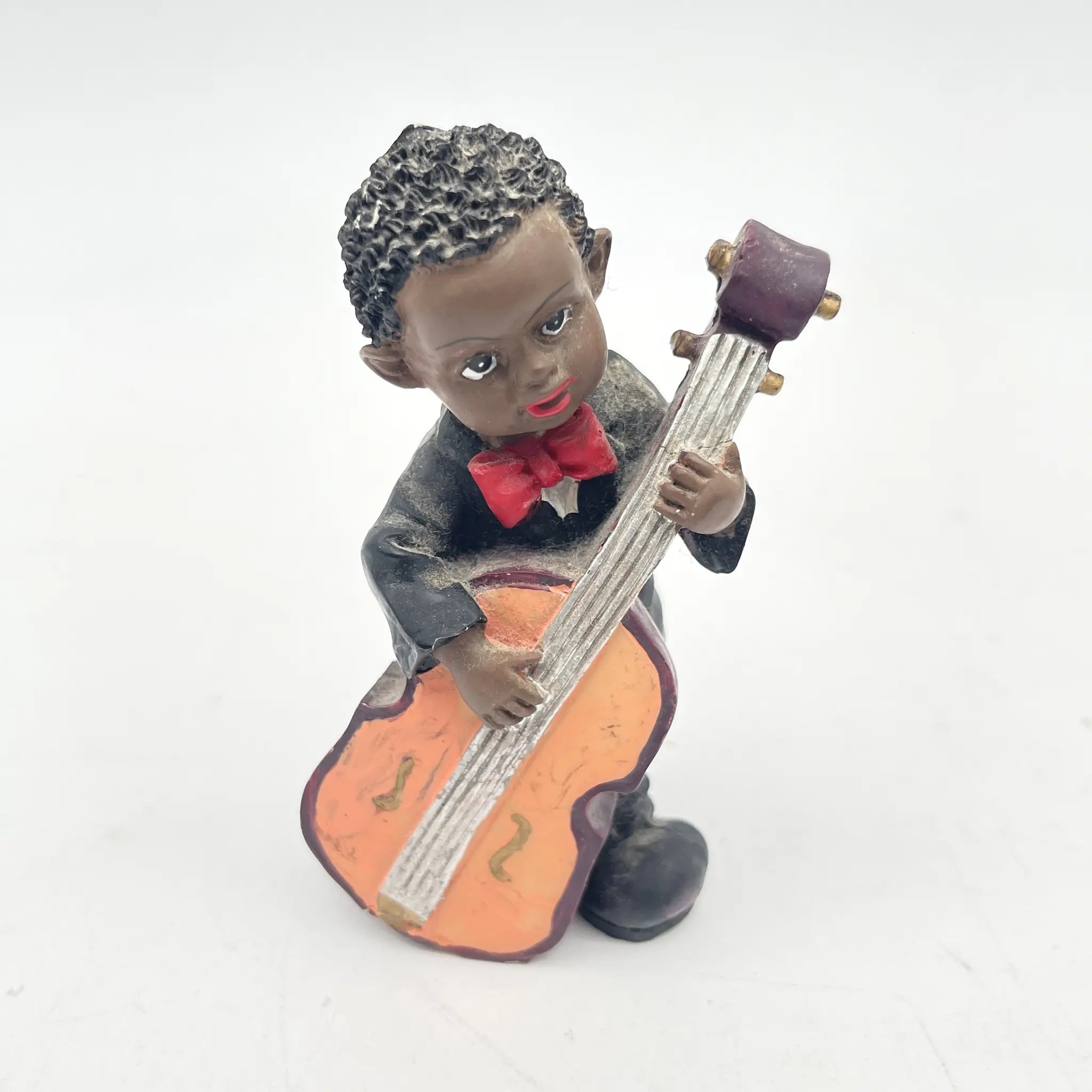 [Reuse] Doll 3P / Jazz band / Estimated 1990-2000s / Resin / America / Double bass, piano, drums