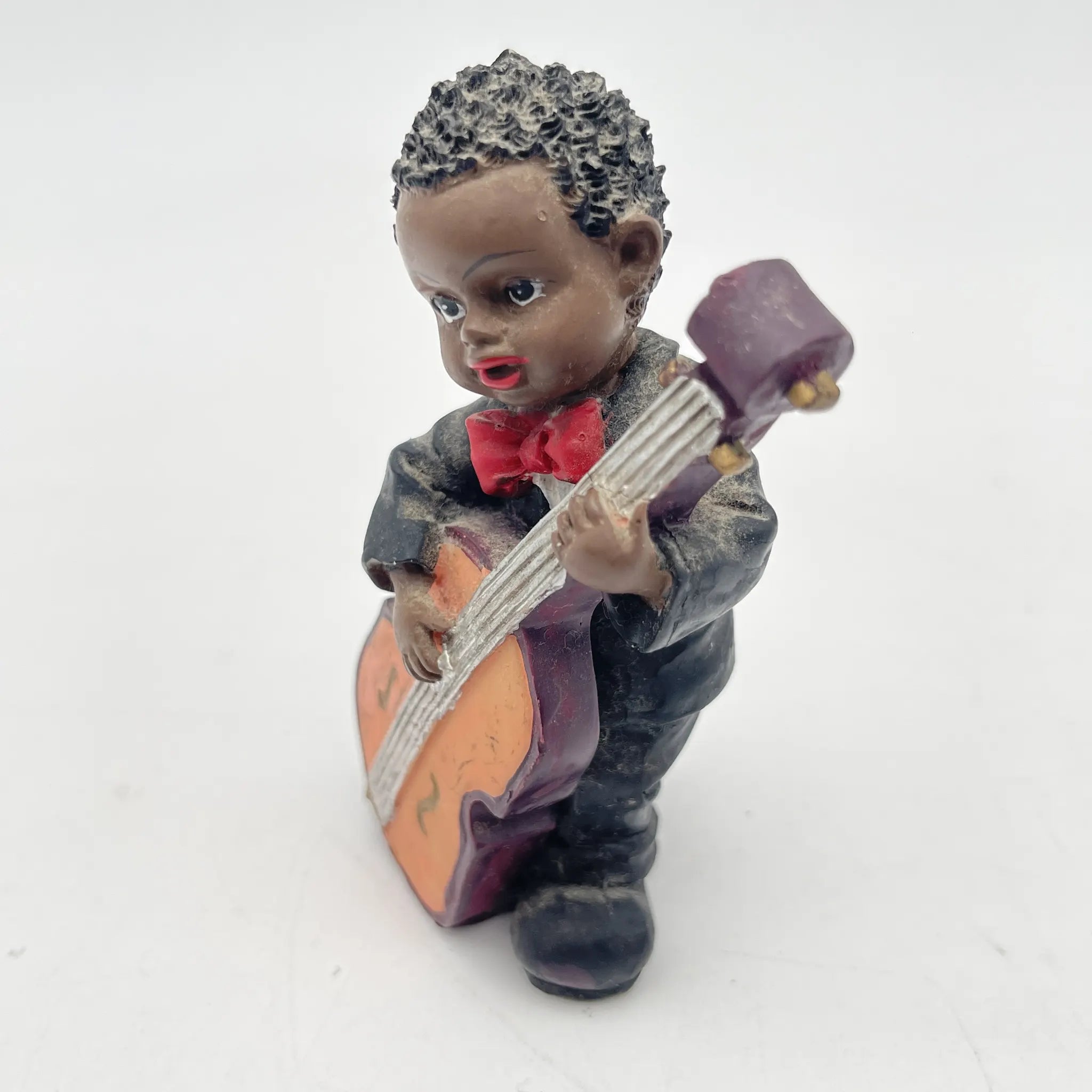 [Reuse] Doll 3P / Jazz band / Estimated 1990-2000s / Resin / America / Double bass, piano, drums