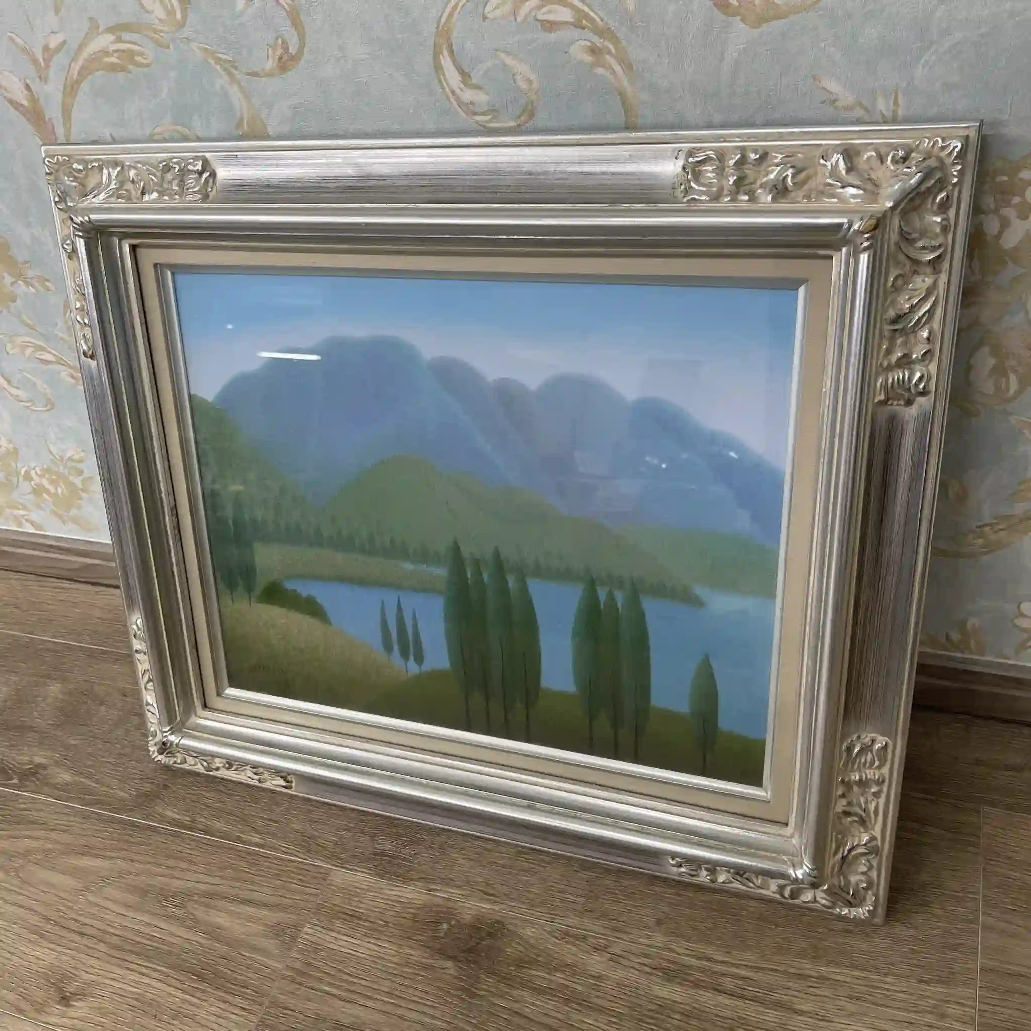 [Vintage] Oil painting / Minoru Okino / 1970-80s / Canvas / Japan