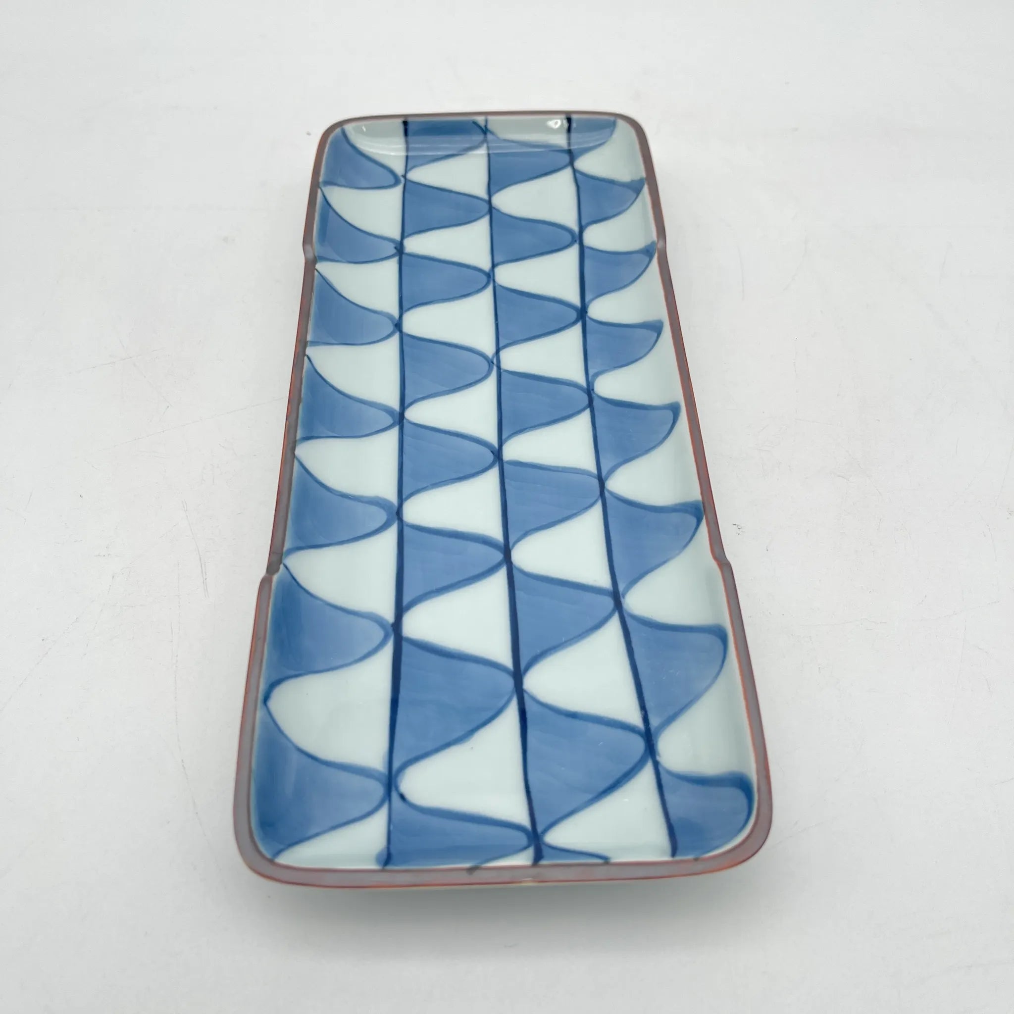 【リユース】 長角皿 / 磁器 / 日本